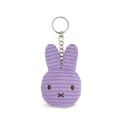 Miffy Eco Corduroy Flat Keychain - Lilac 10cm