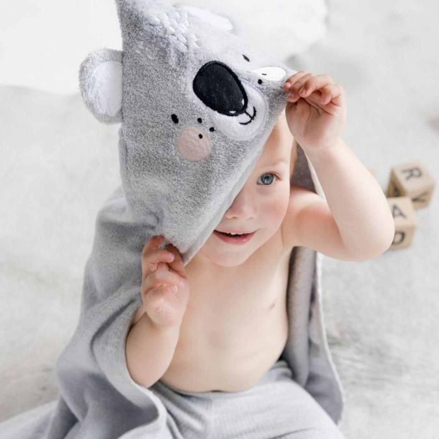 Mister Fly Baby Hooded Cotton Towel