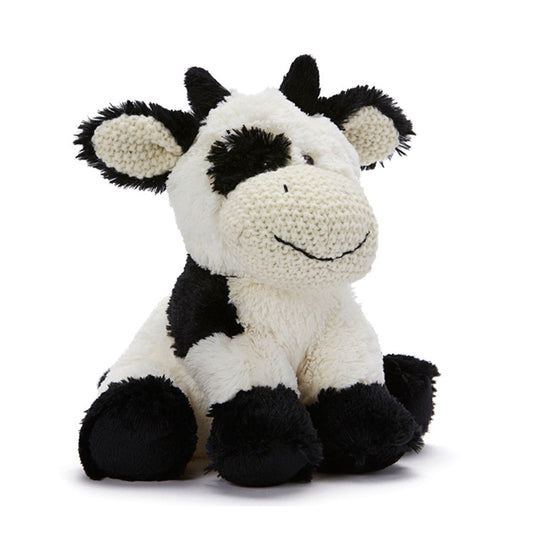 Nana Huchy Black & Cream Coco the Cow soft toy 18cm