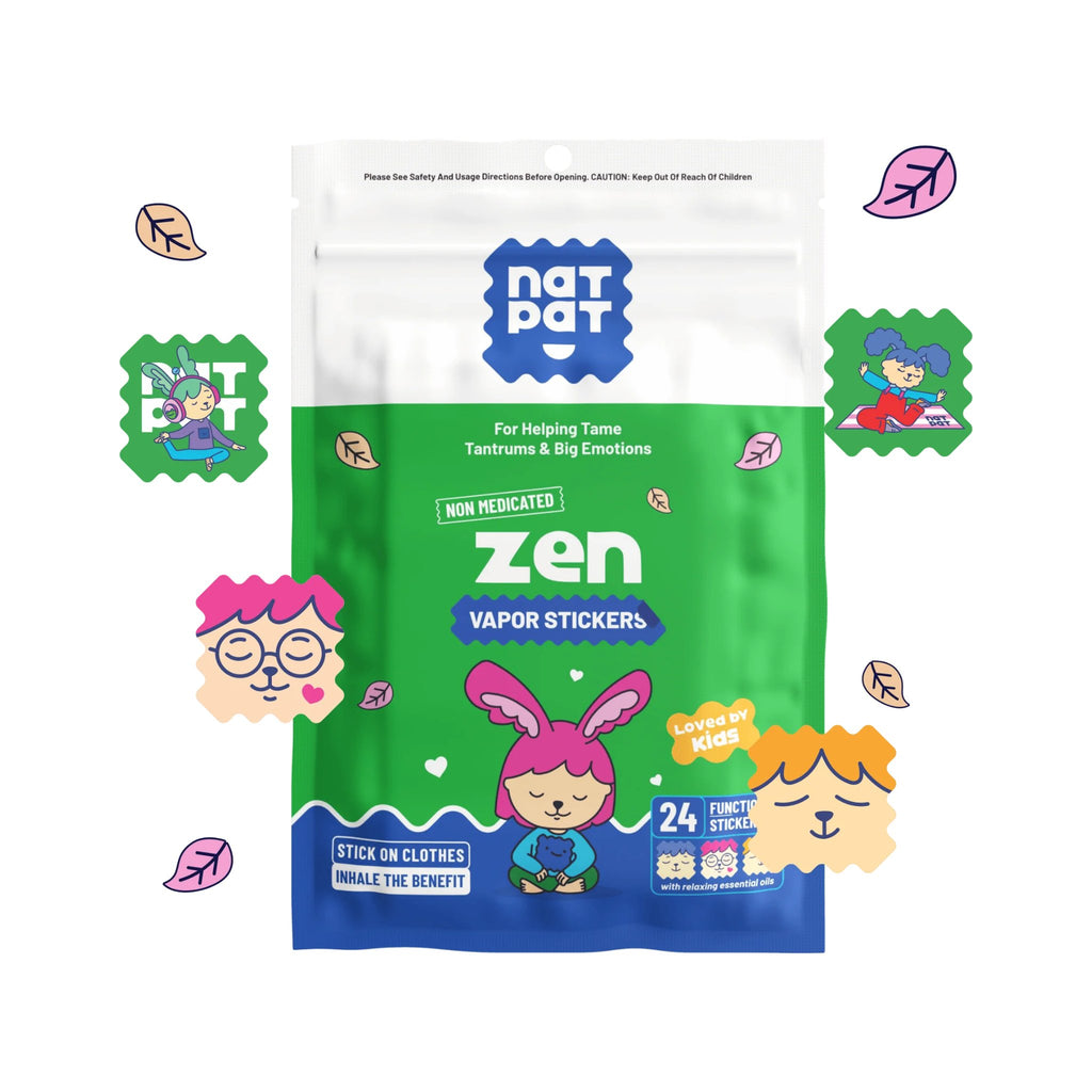 NATPAT Kids Natural ZenPatch Mood Calming Stickers 24 Pack