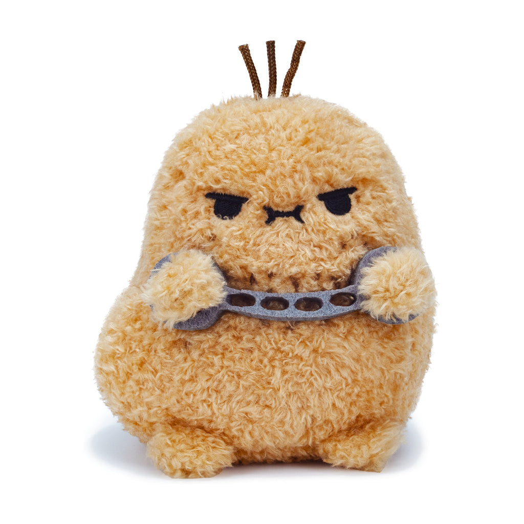 Noodoll Cuffs Ricespud Mini Plush | The Grumpy "Bad Boy" Potato