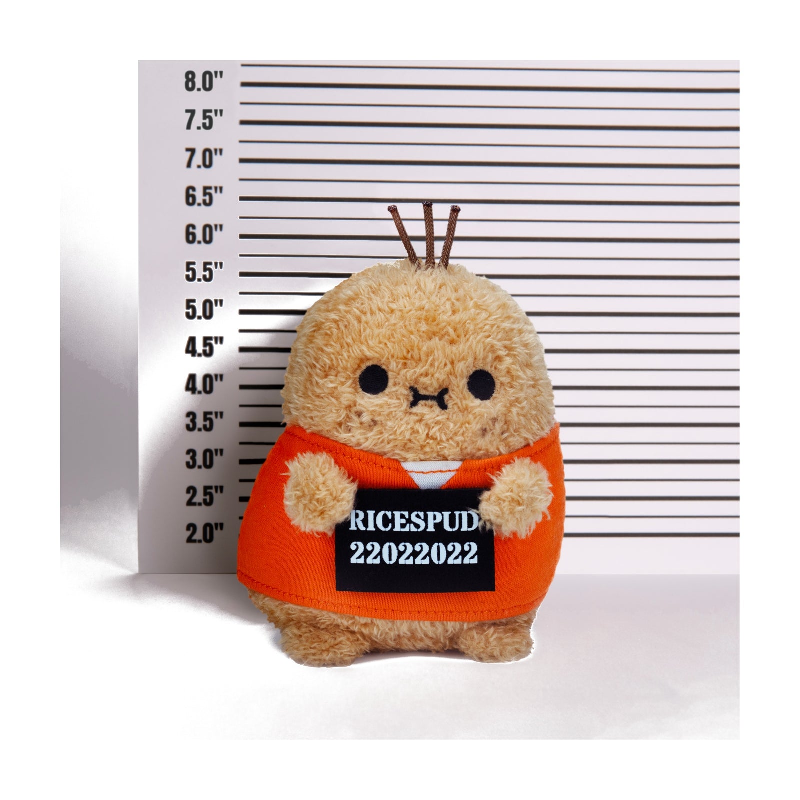 Noodoll Inmate Ricespud Mini Plush | The Heart-Stealing Fugitive