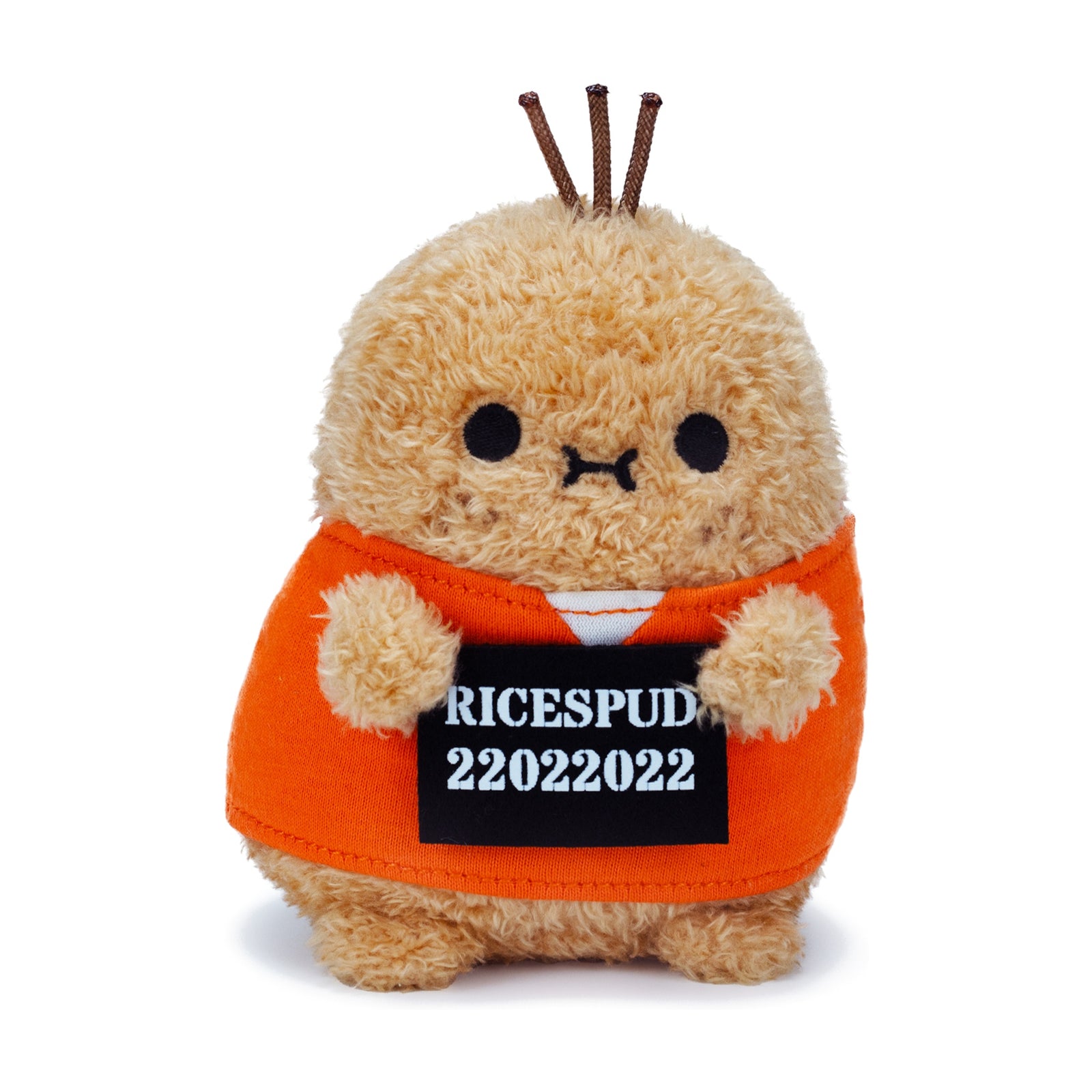 Noodoll Inmate Ricespud Mini Plush | The Heart-Stealing Fugitive