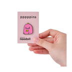 Noodoll Enamel Pin | Hard Enamel Accessory with Secure Rubber Clutch