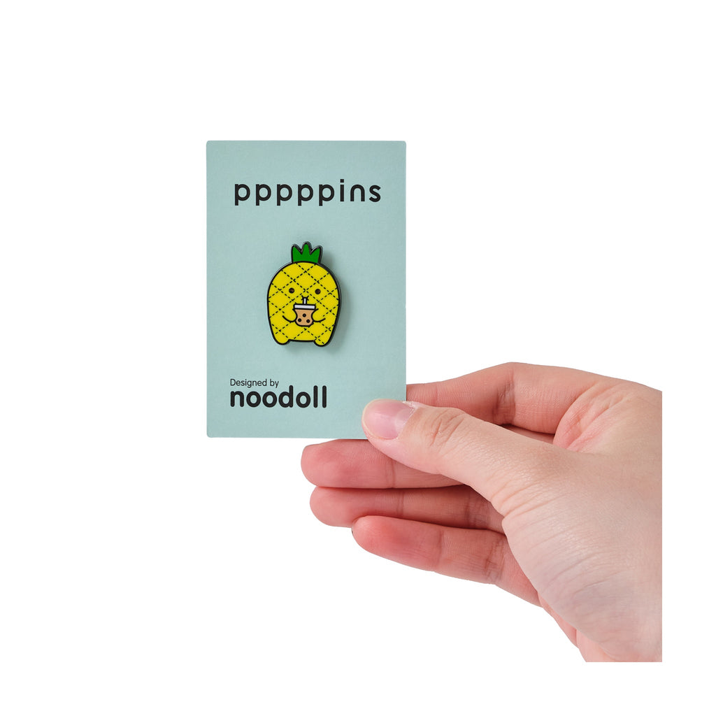Noodoll Enamel Pin | Hard Enamel Accessory with Secure Rubber Clutch