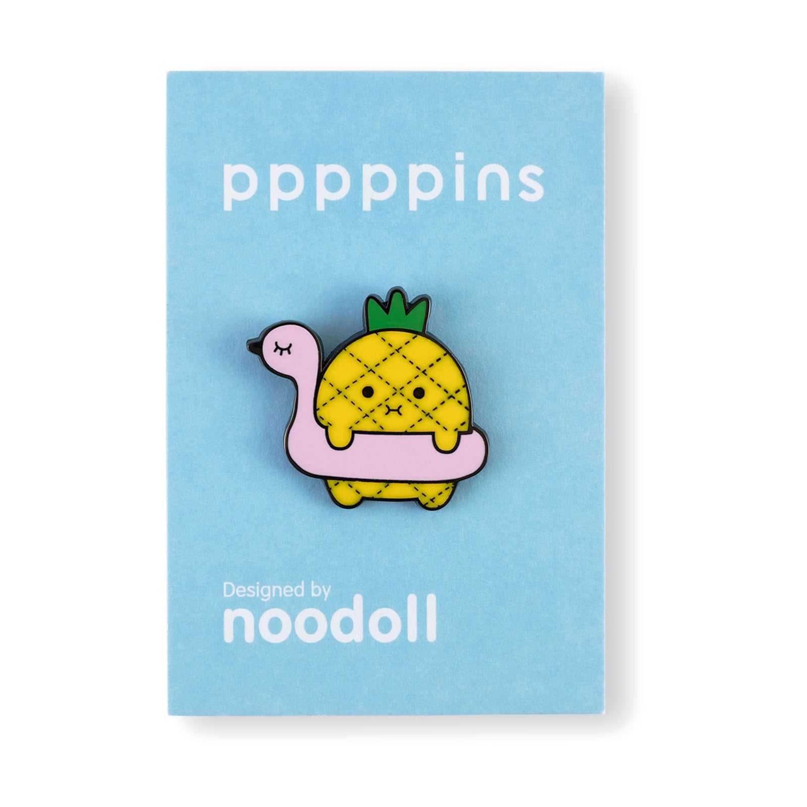Noodoll Enamel Pin | Hard Enamel Accessory with Secure Rubber Clutch
