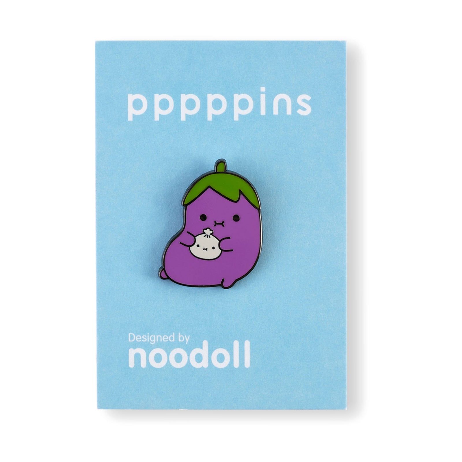 Noodoll Enamel Pin | Hard Enamel Accessory with Secure Rubber Clutch