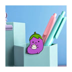 Noodoll Enamel Pin | Hard Enamel Accessory with Secure Rubber Clutch