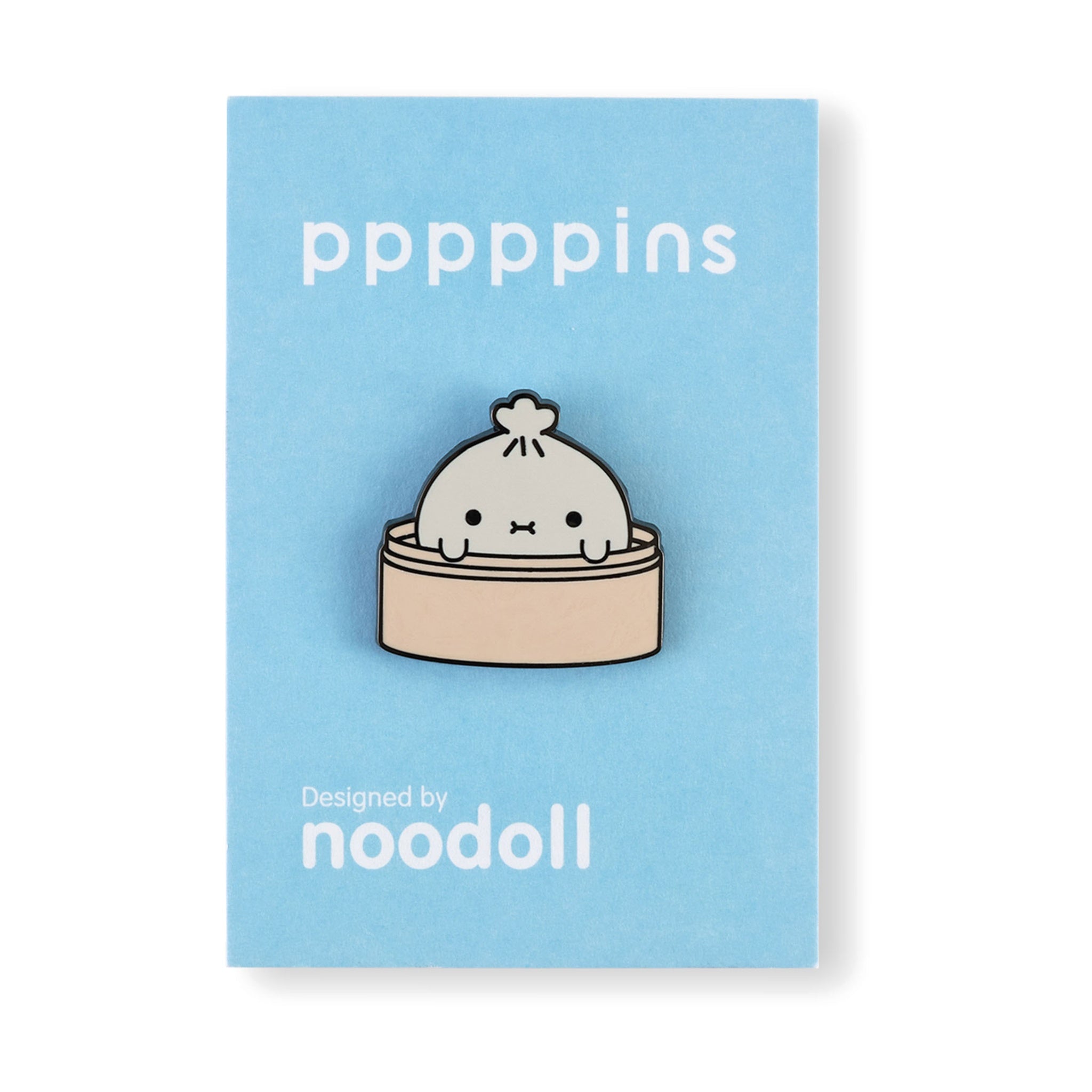 Noodoll Enamel Pin | Hard Enamel Accessory with Secure Rubber Clutch