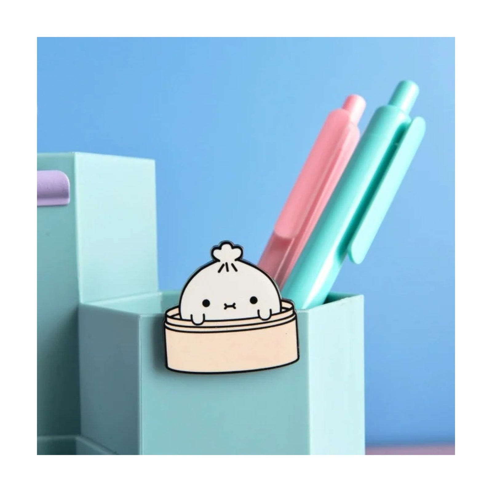 Noodoll Enamel Pin | Hard Enamel Accessory with Secure Rubber Clutch