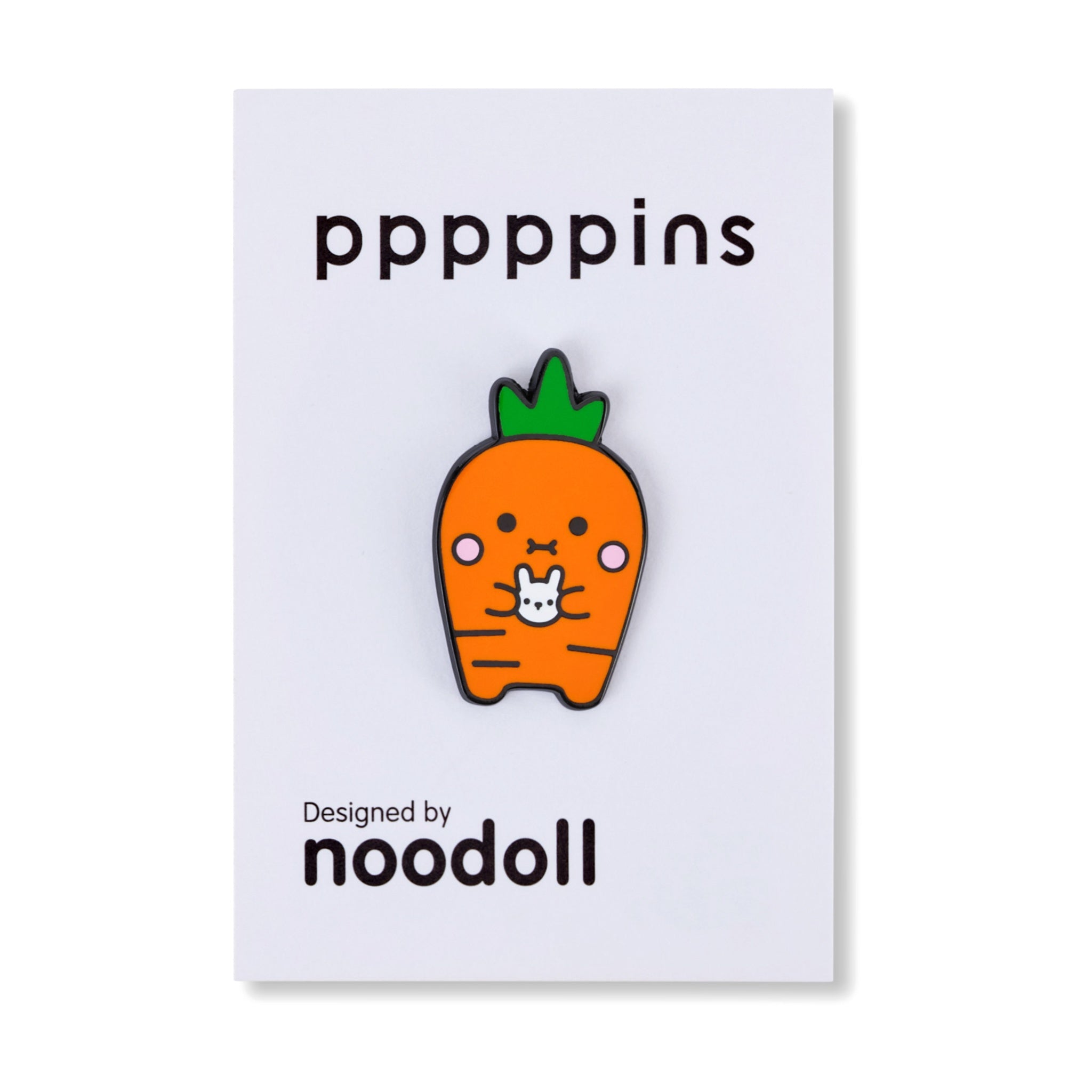 Noodoll Enamel Pin | Hard Enamel Accessory with Secure Rubber Clutch