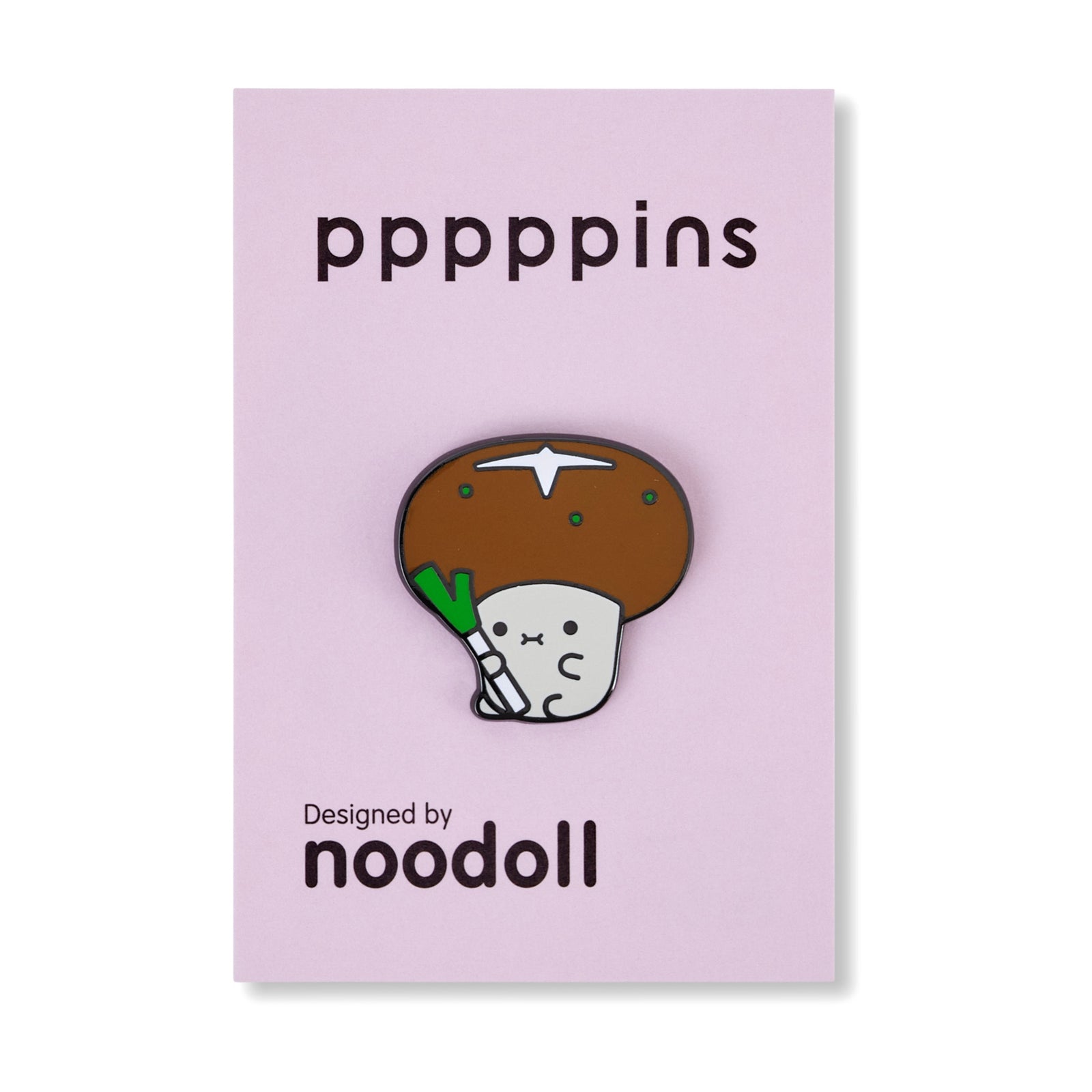 Noodoll Enamel Pin | Hard Enamel Accessory with Secure Rubber Clutch