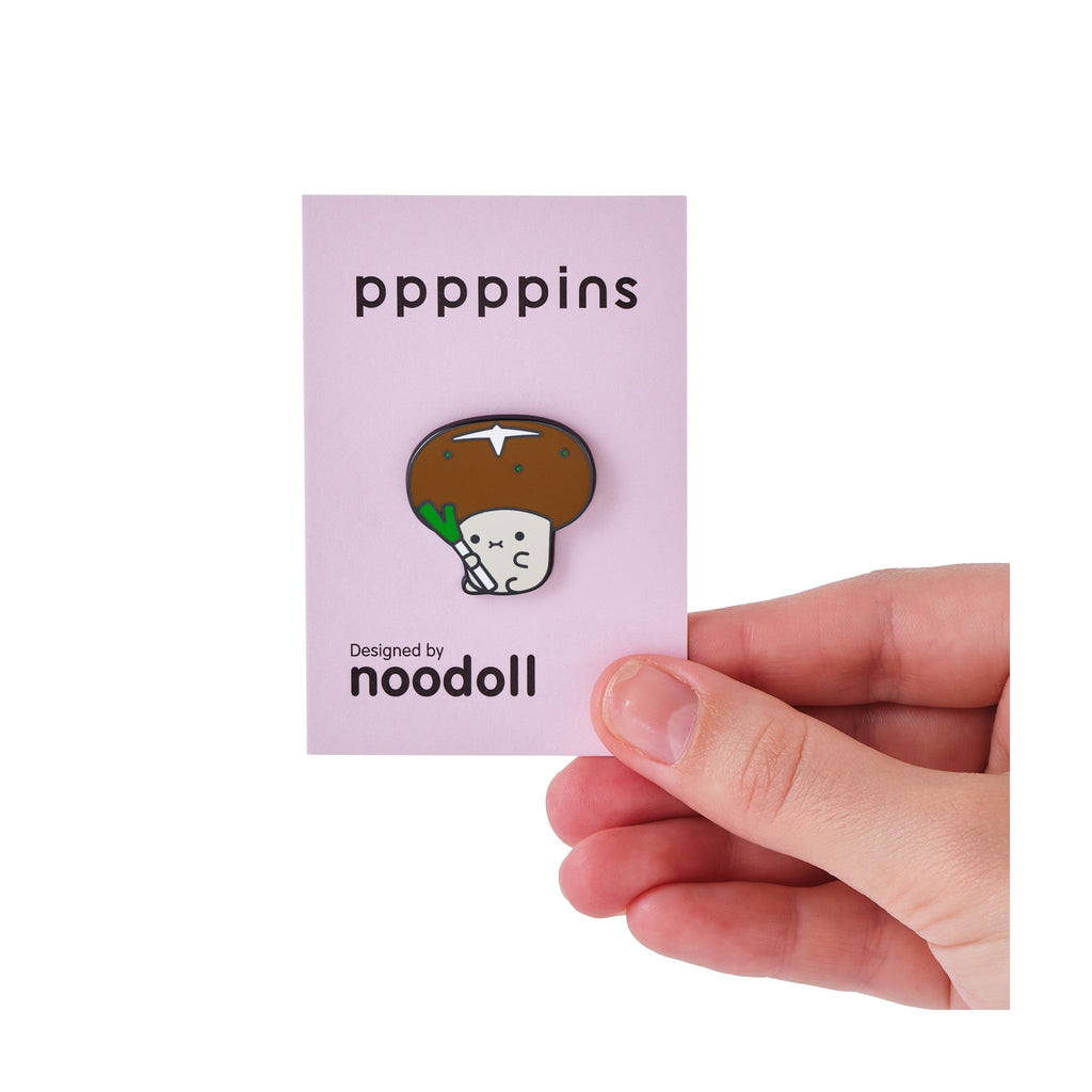 Noodoll Enamel Pin | Hard Enamel Accessory with Secure Rubber Clutch
