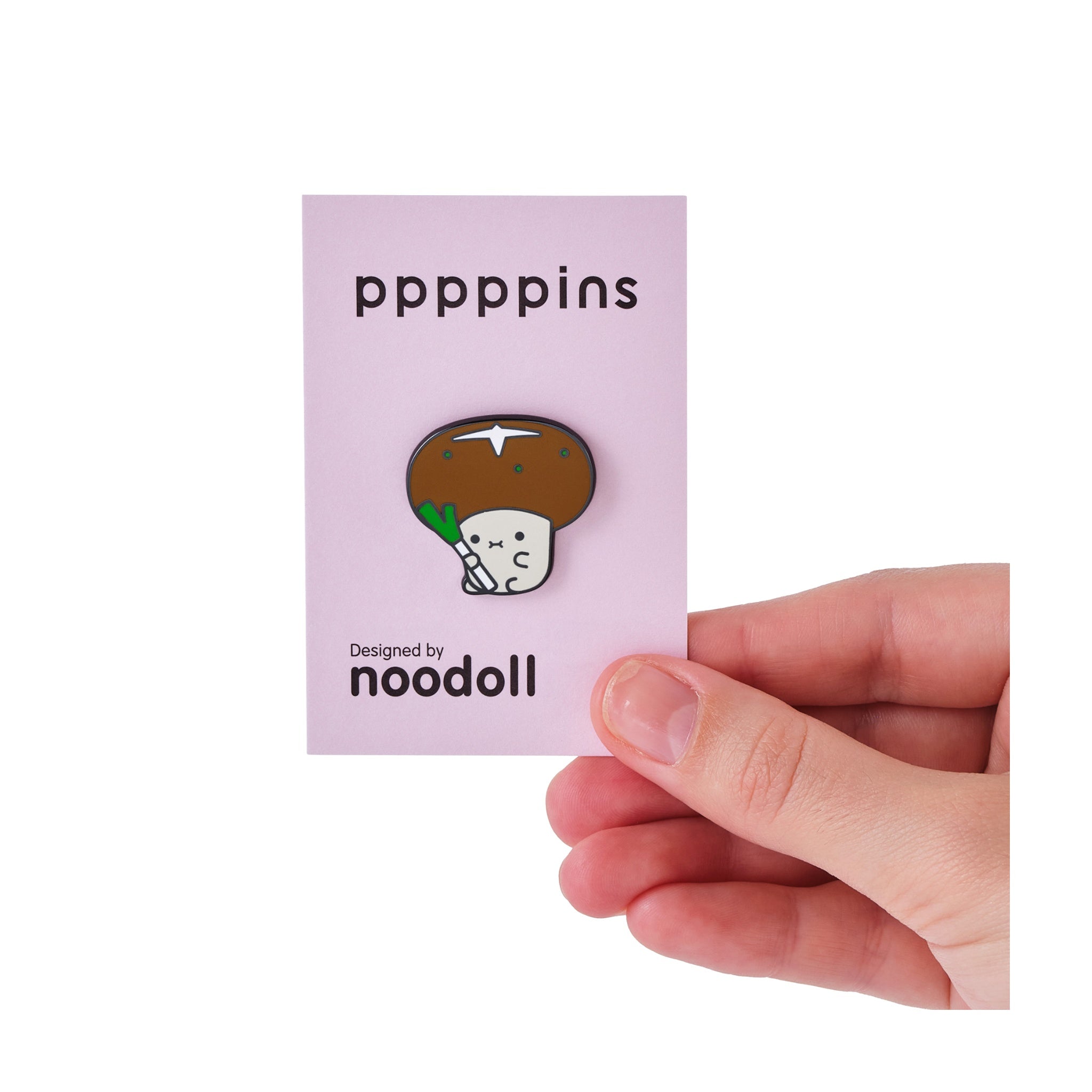 Noodoll Enamel Pin | Hard Enamel Accessory with Secure Rubber Clutch
