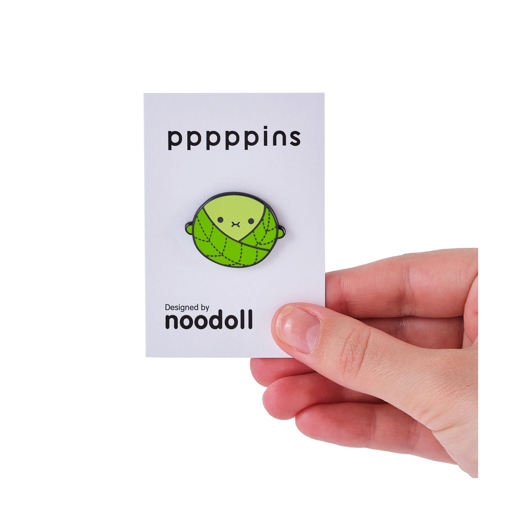 Noodoll Enamel Pin | Hard Enamel Accessory with Secure Rubber Clutch