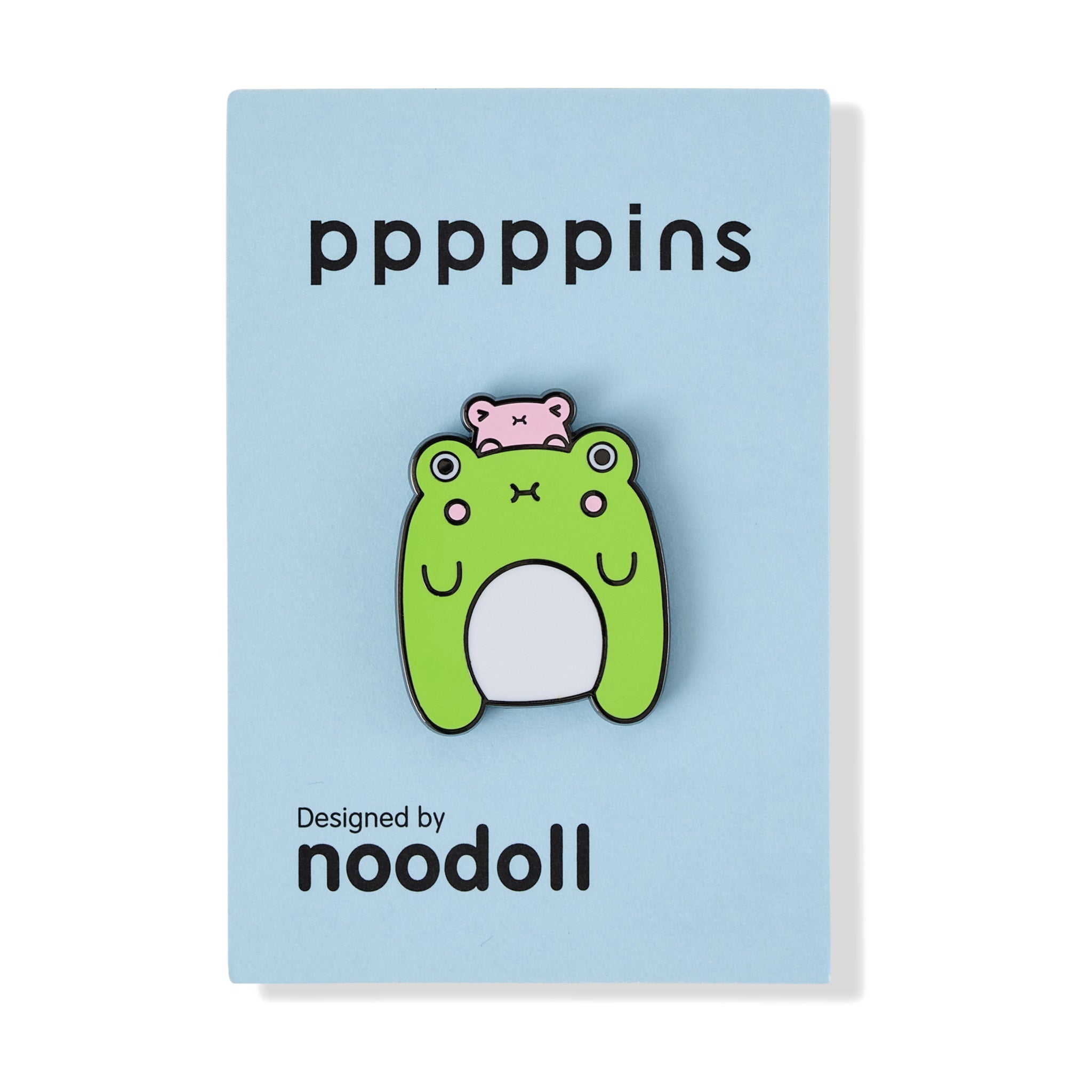 Noodoll Enamel Pin | Hard Enamel Accessory with Secure Rubber Clutch