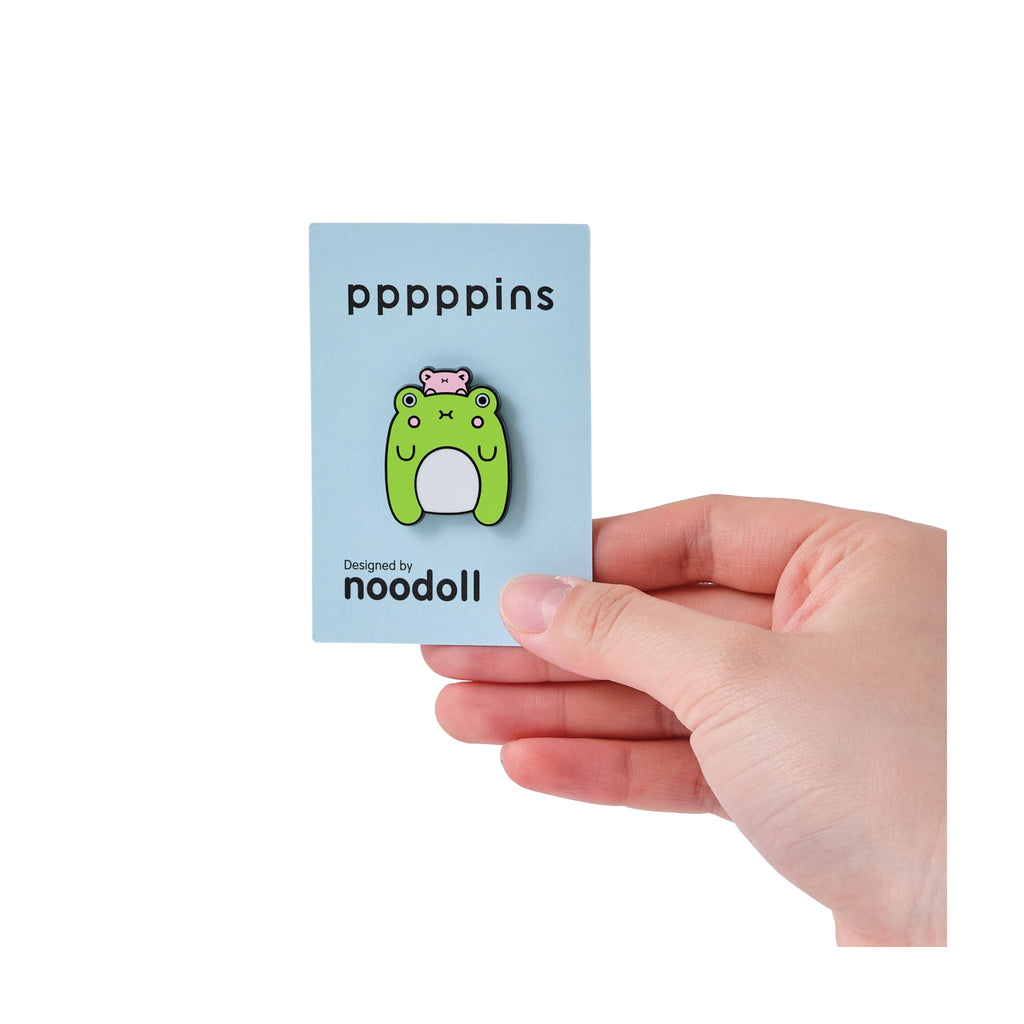 Noodoll Enamel Pin | Hard Enamel Accessory with Secure Rubber Clutch