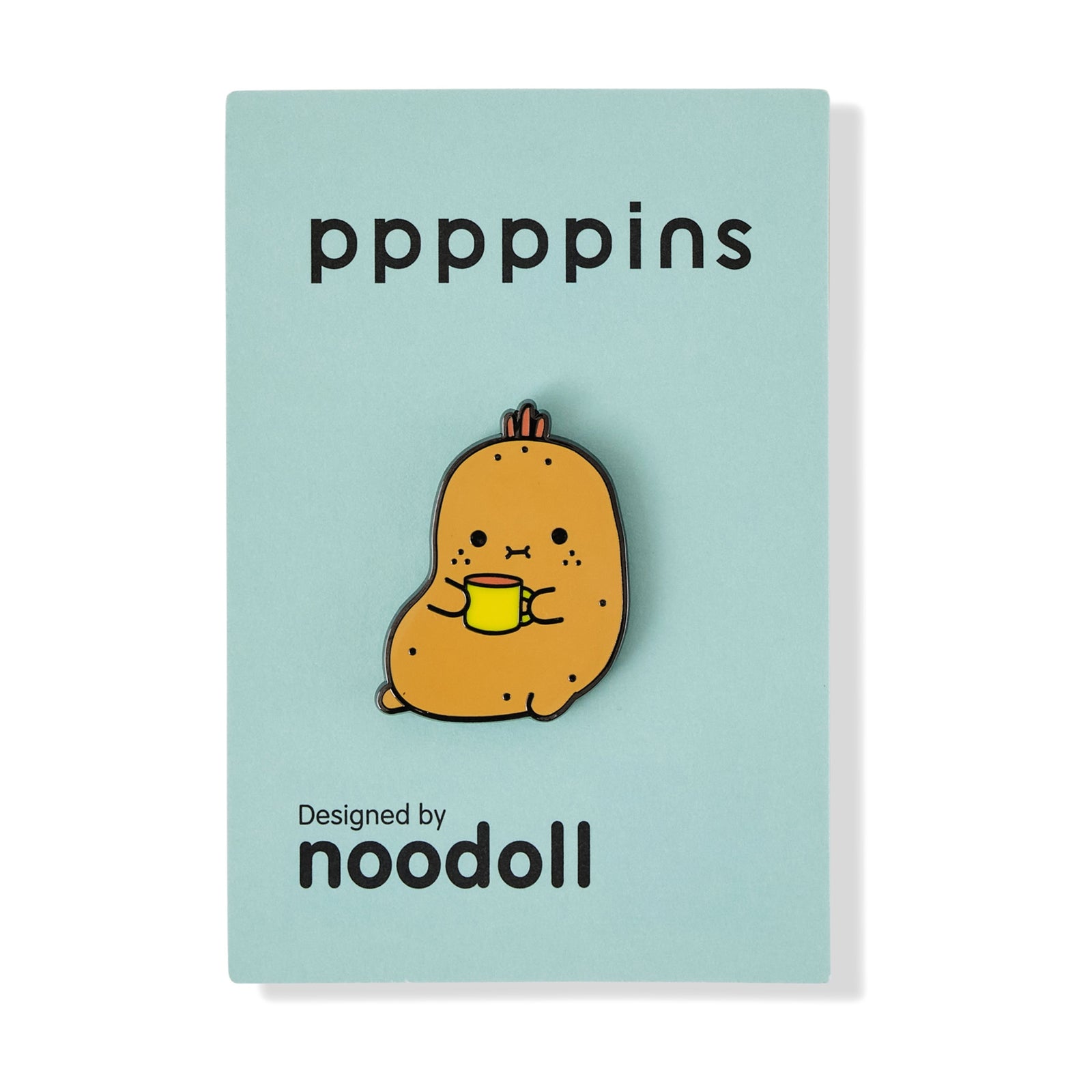 Noodoll Enamel Pin | Hard Enamel Accessory with Secure Rubber Clutch