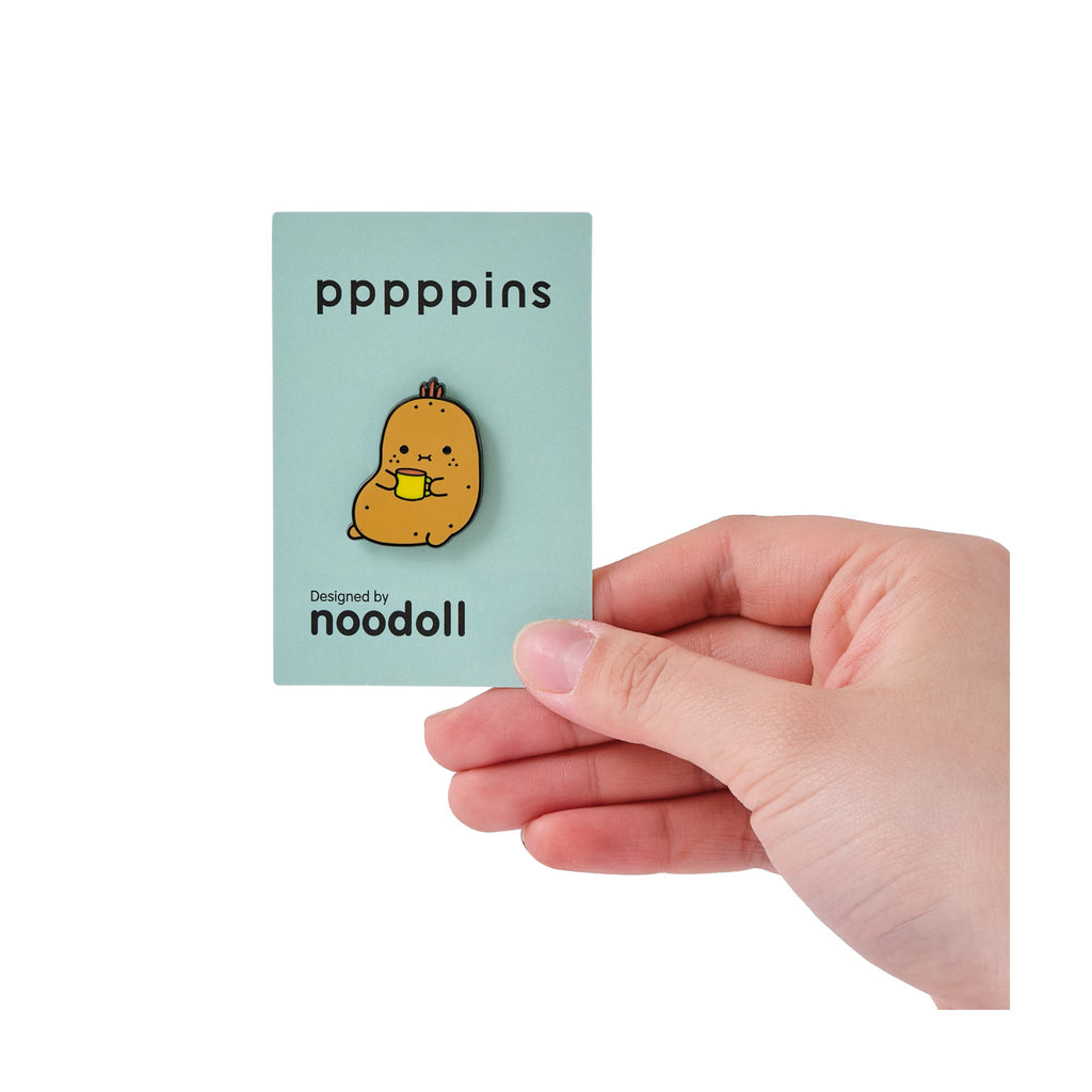 Noodoll Enamel Pin | Hard Enamel Accessory with Secure Rubber Clutch