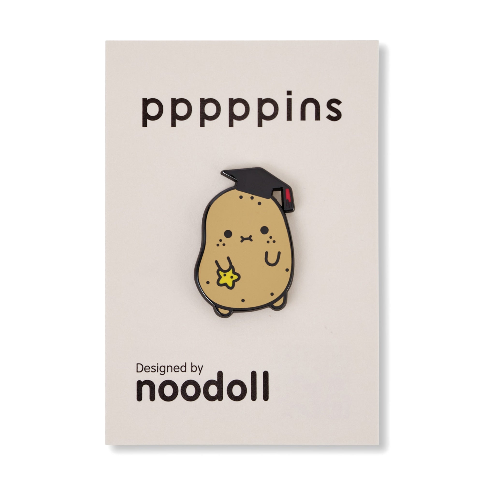 Noodoll Enamel Pin | Hard Enamel Accessory with Secure Rubber Clutch