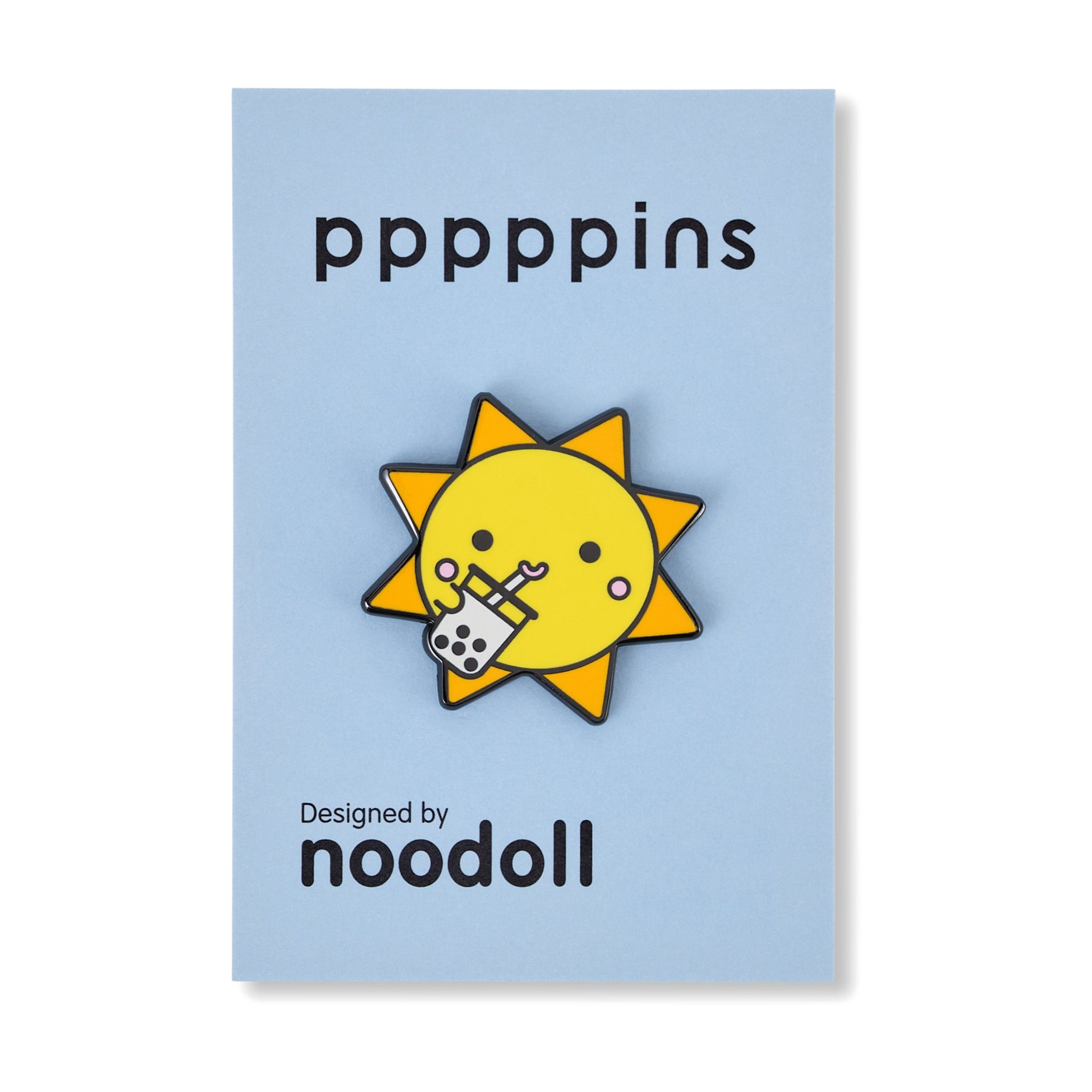 Noodoll Enamel Pin | Hard Enamel Accessory with Secure Rubber Clutch