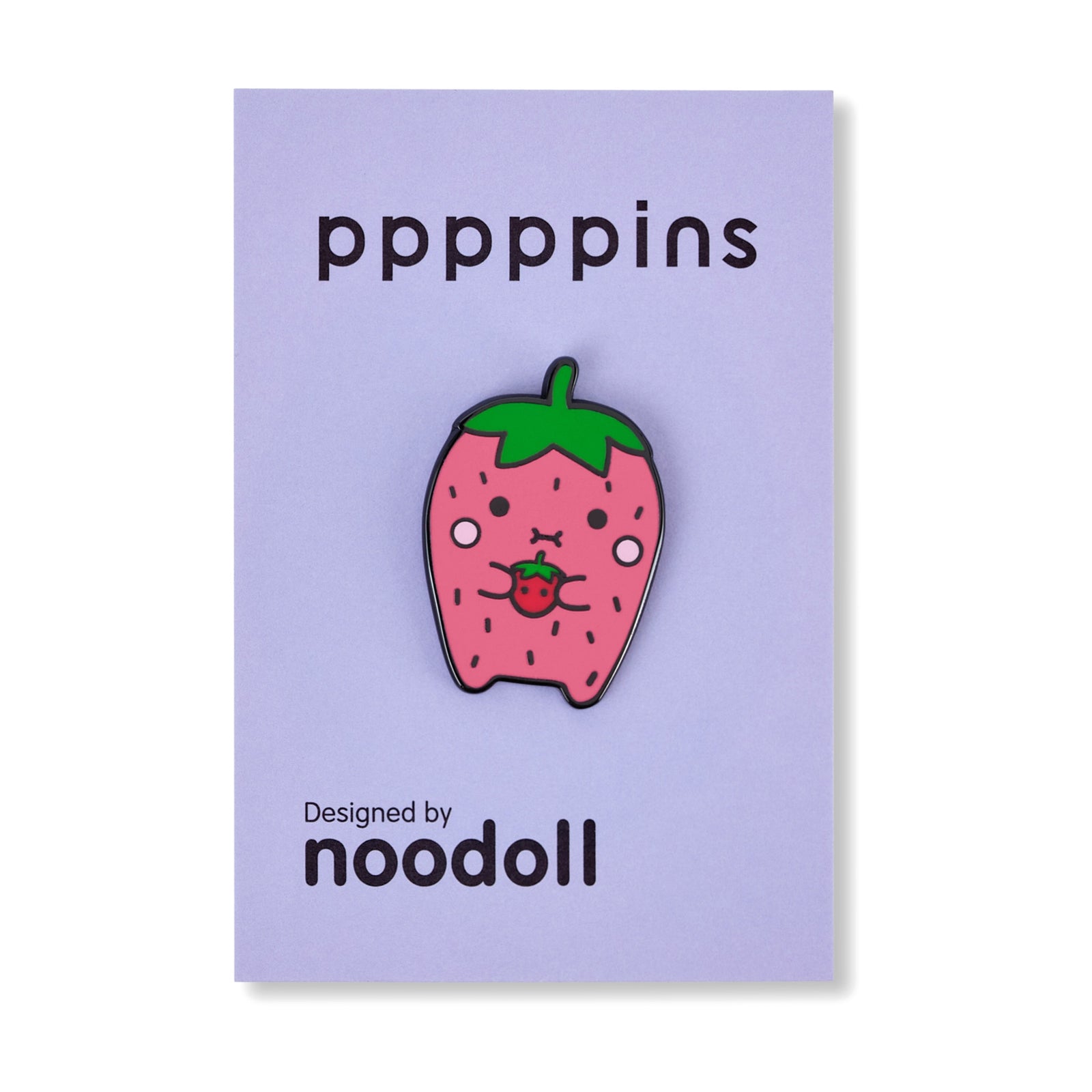 Noodoll Enamel Pin | Hard Enamel Accessory with Secure Rubber Clutch