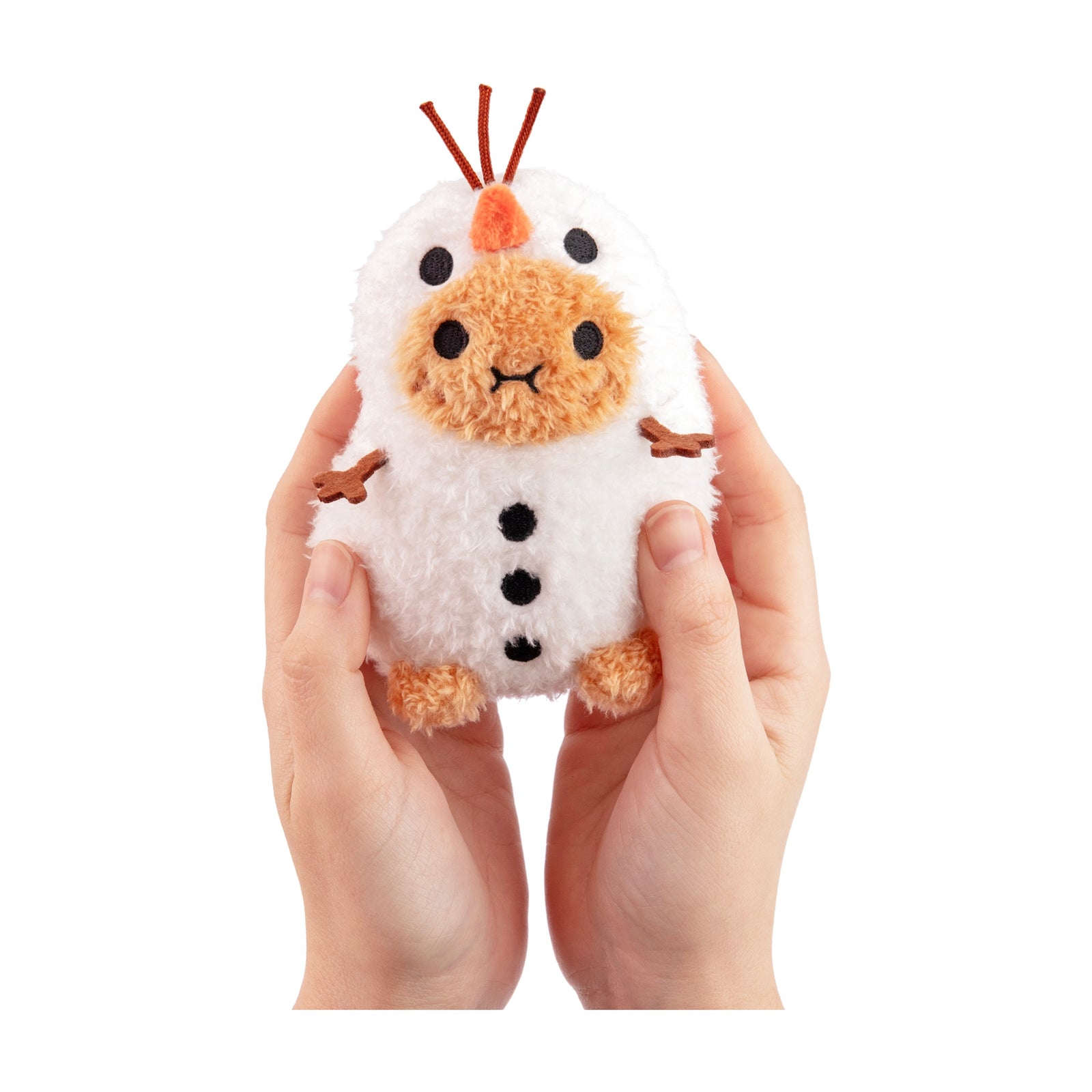 Noodoll Snowman Ricespud Sitting Mini Plush | The Festive Self-Standing Potato