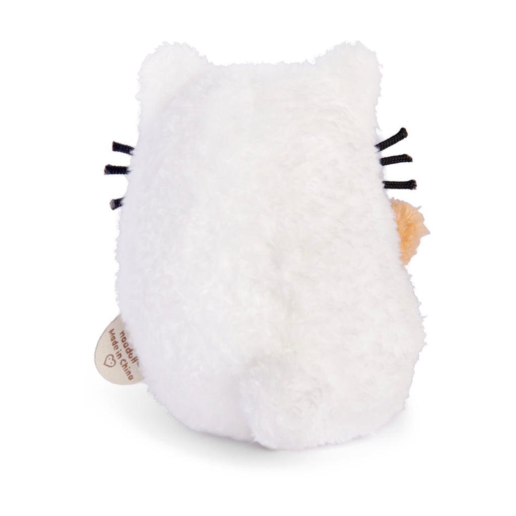 Noodoll White Kitty Ricespud Mini Plush | The Purr-fectly Posh Potato
