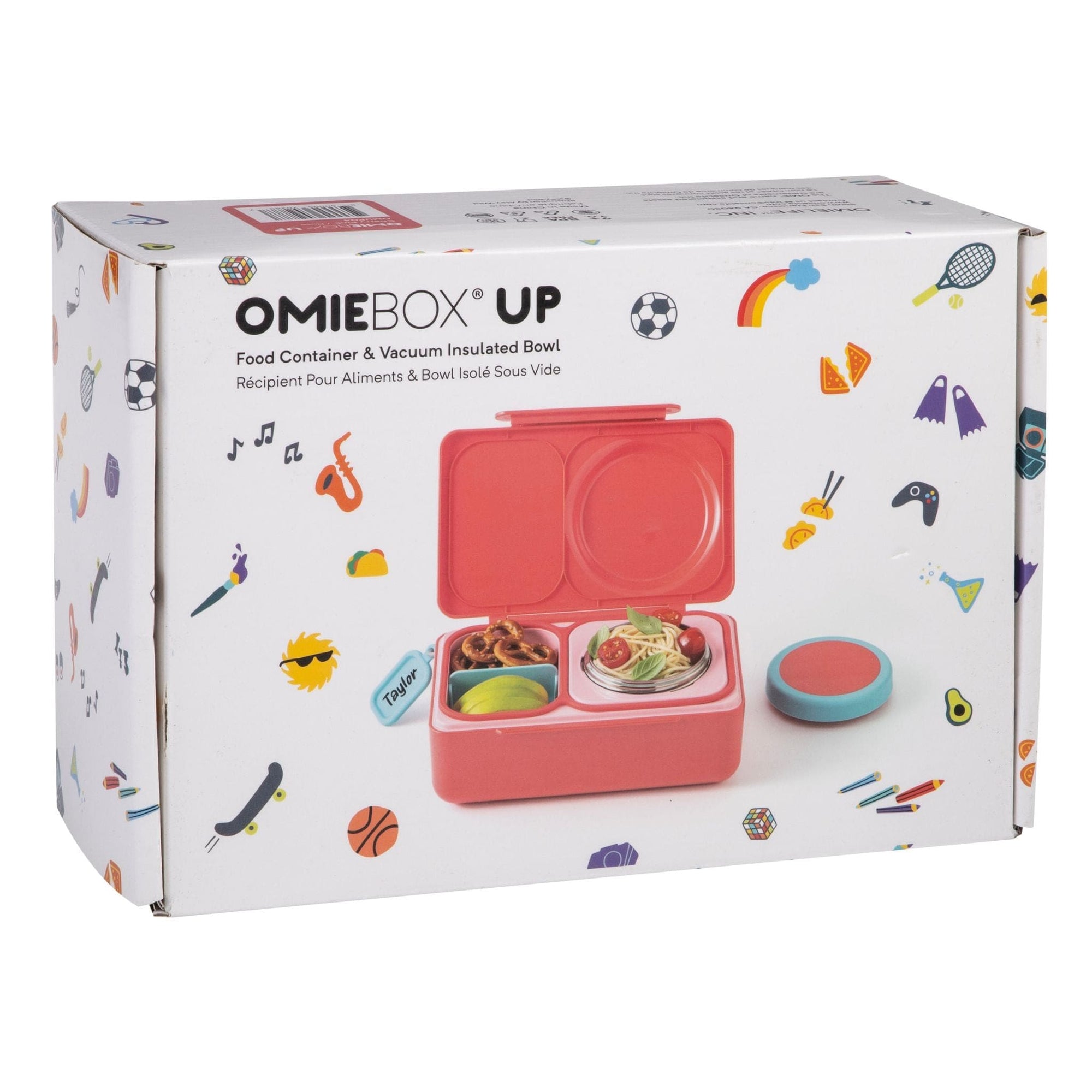 OmieBox Up Hot & Cold Bento Box 770ml | Food Container & Vacuum Insulated Bowl