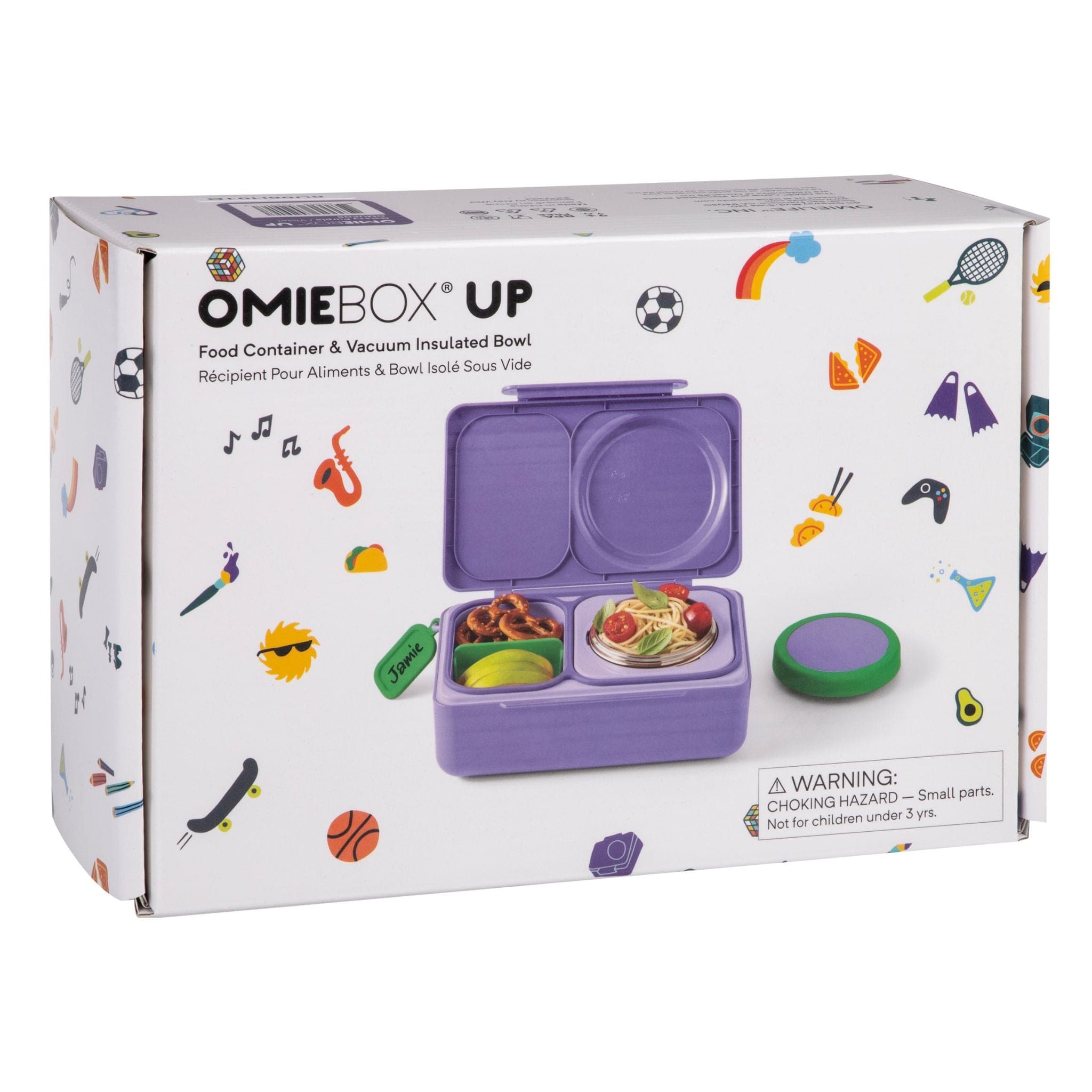 OmieBox Up Hot & Cold Bento Box 770ml | Food Container & Vacuum Insulated Bowl