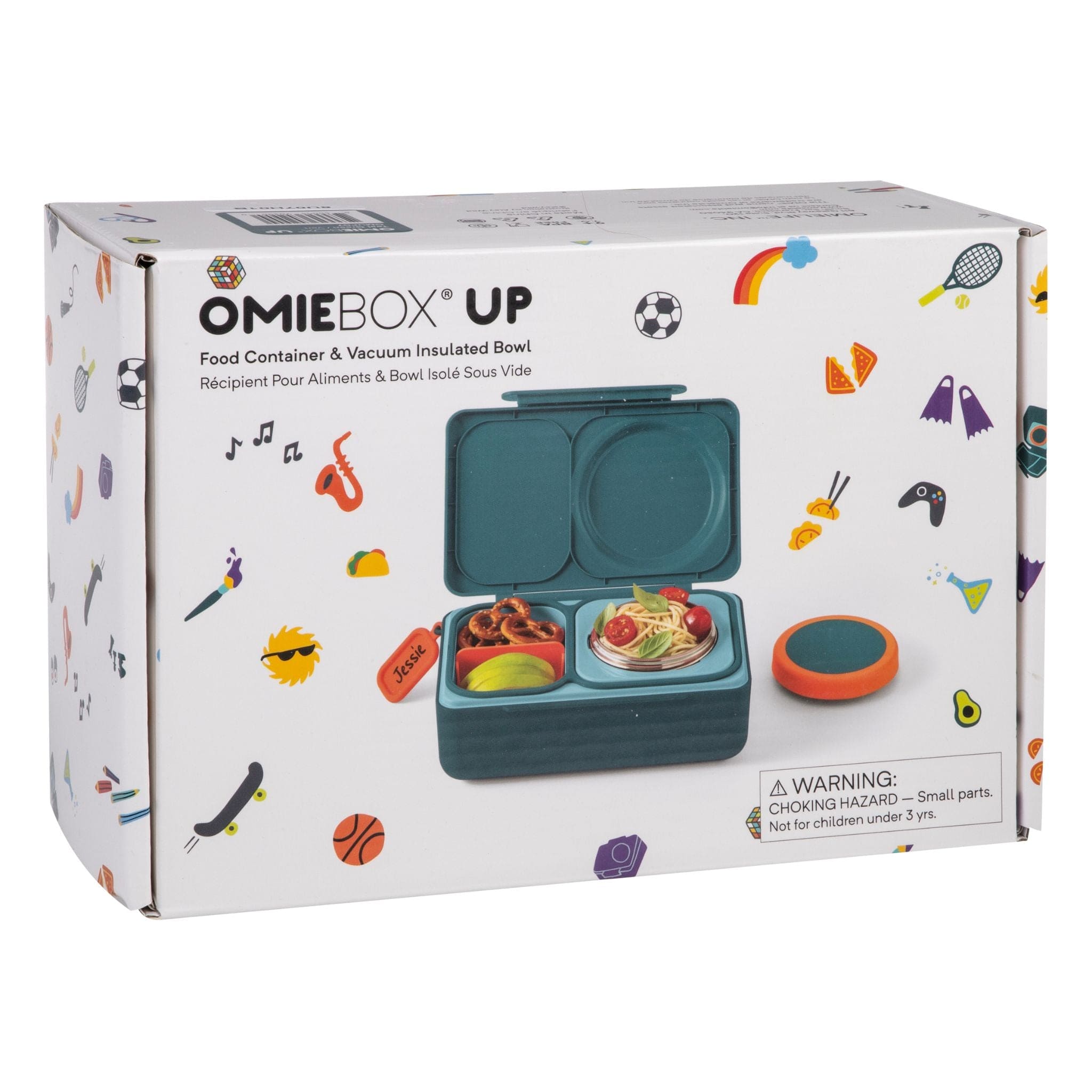 OmieBox Up Hot & Cold Bento Box 770ml | Food Container & Vacuum Insulated Bowl