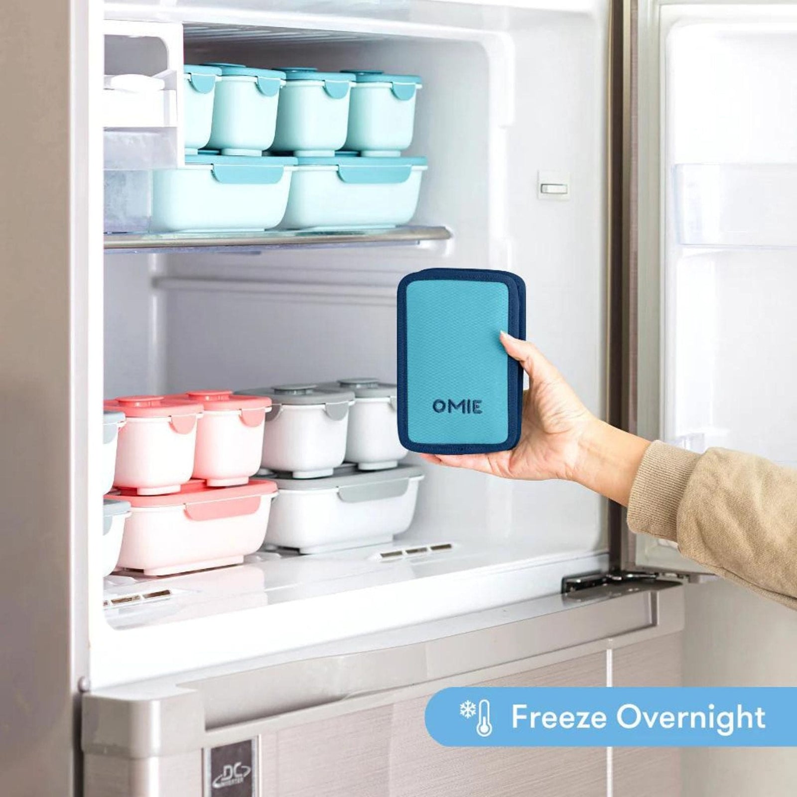 OmieChill Freezable Cooler Pouch | Snack & Yogurt Chiller
