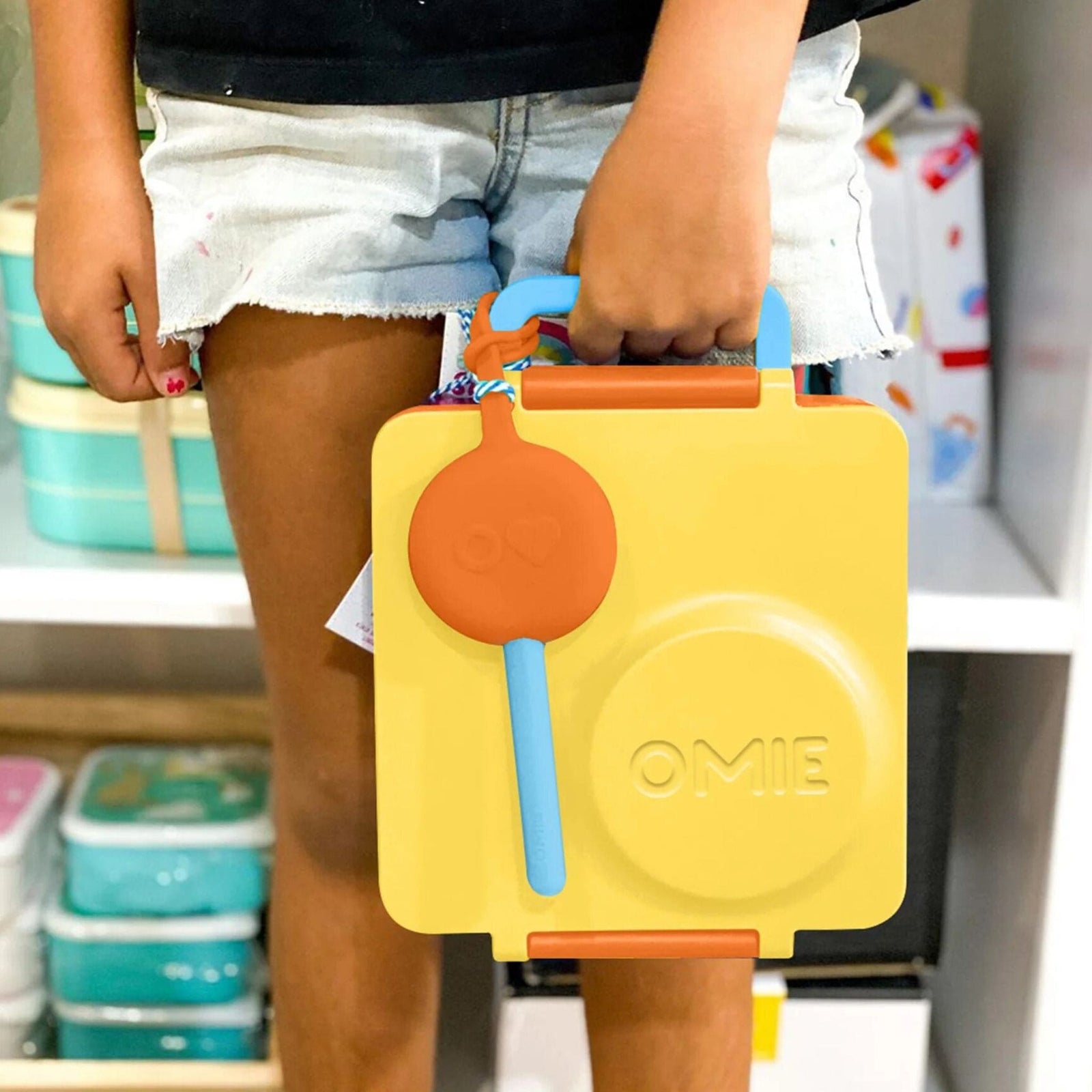 OmiePod Utensil Set | Lunchbox Cutlery with Carry Case