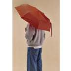 Original Duckhead Brick Red Daily Compact Umbrella with Automatic Open-Close Function