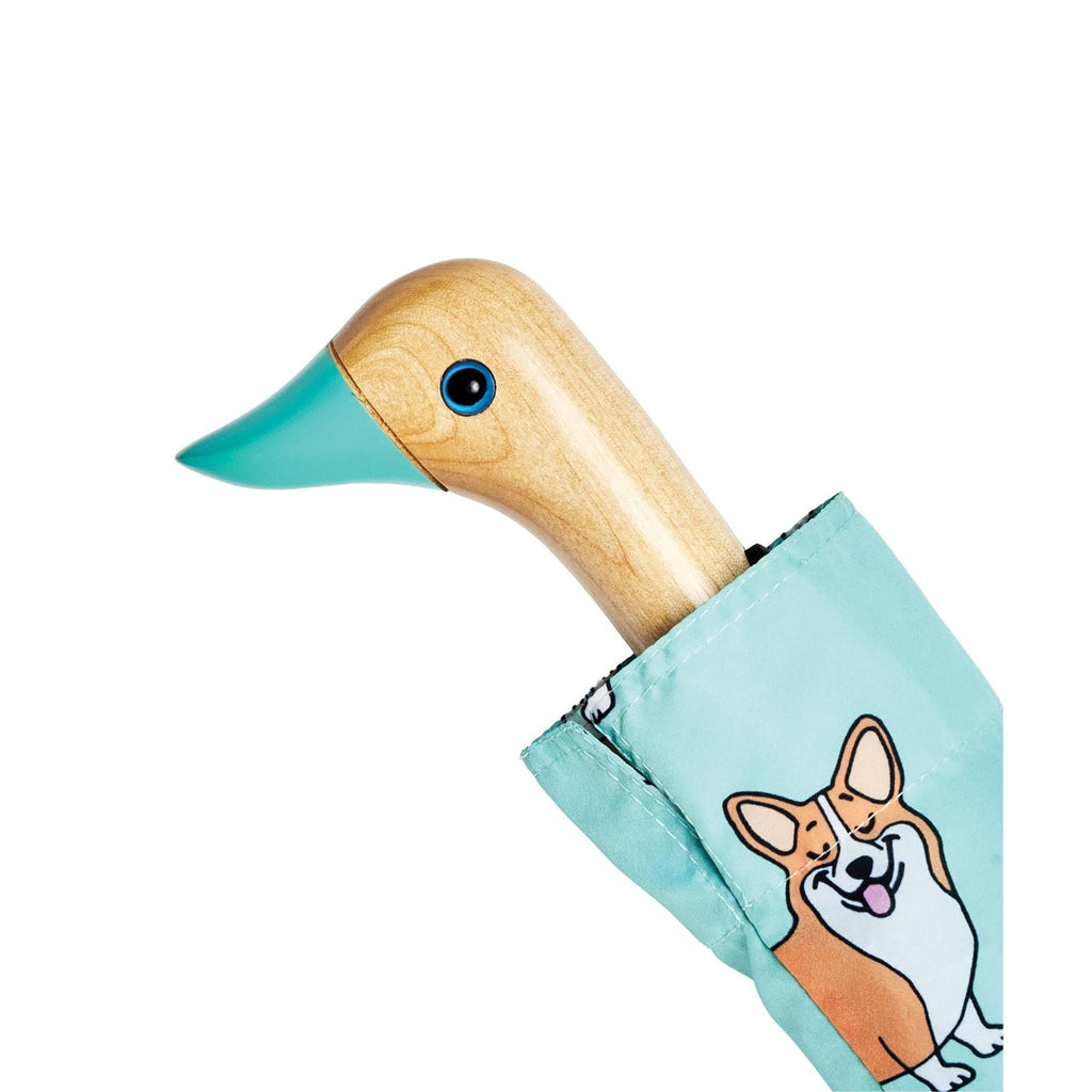 Original Duckhead Corgi Blue Eco-friendly Compact Duck Umbrella