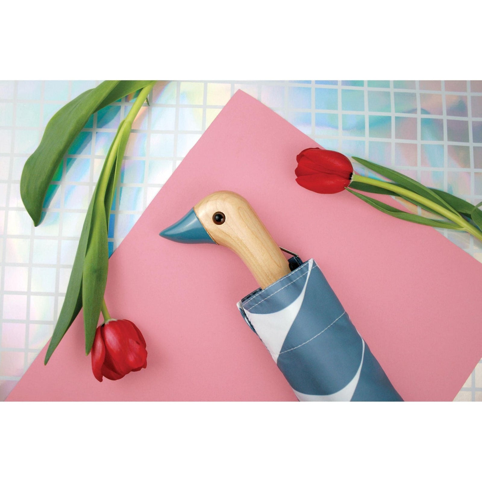 Original Duckhead Denim Moon Compact Duck Umbrella