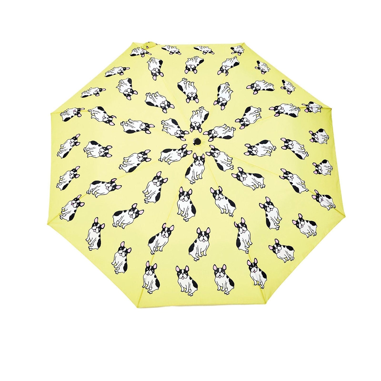 Original Duckhead Coucou Suzette French Bulldog Yellow Compact Duck Umbrella