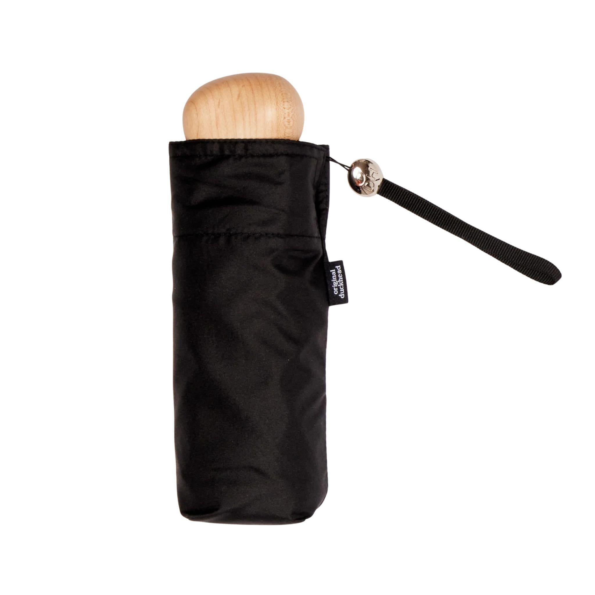 Original Duckhead Mini Black Ultra Eco-Friendly Compact Umbrella