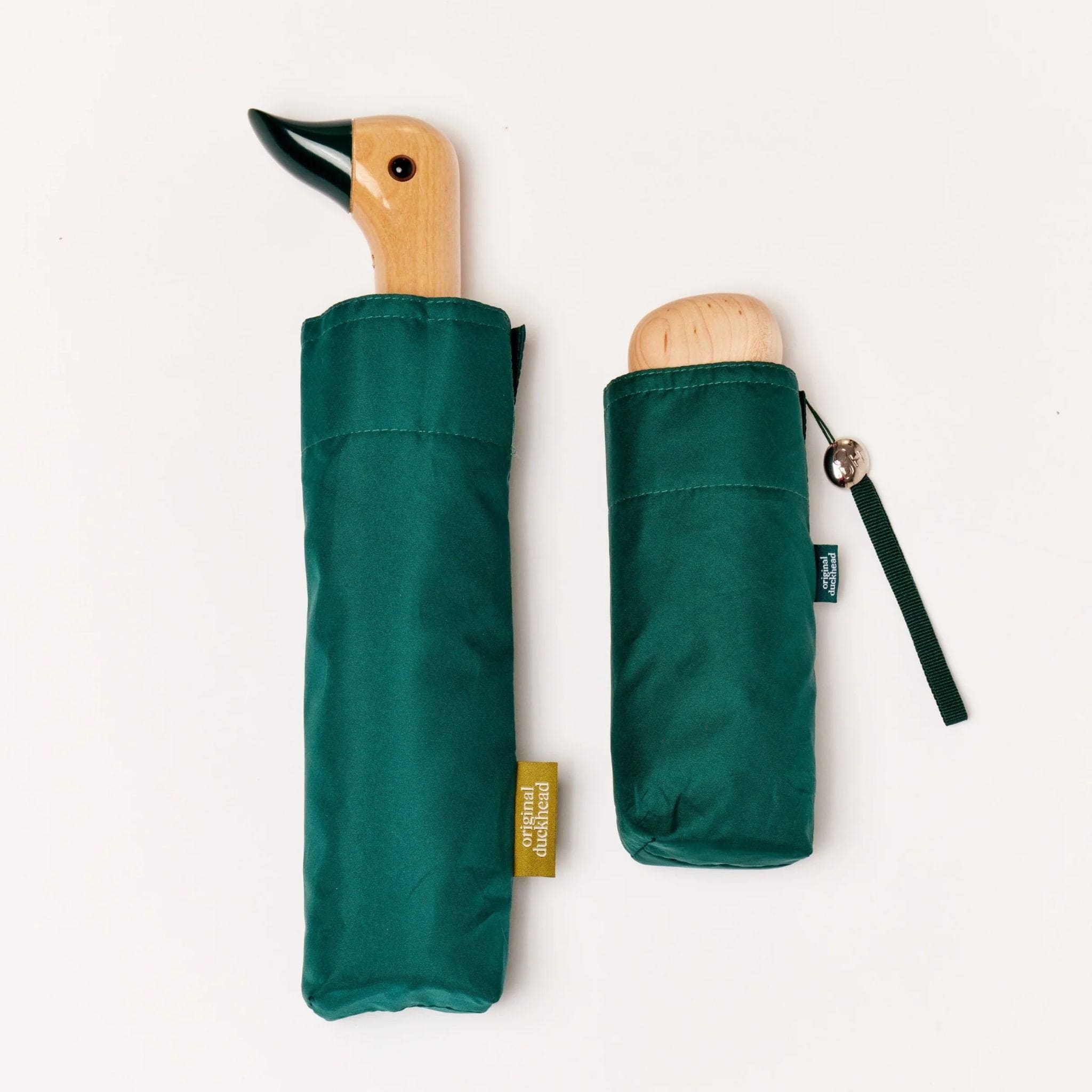 Original Duckhead Mini Forest Green Ultra Eco-Friendly Compact Umbrella