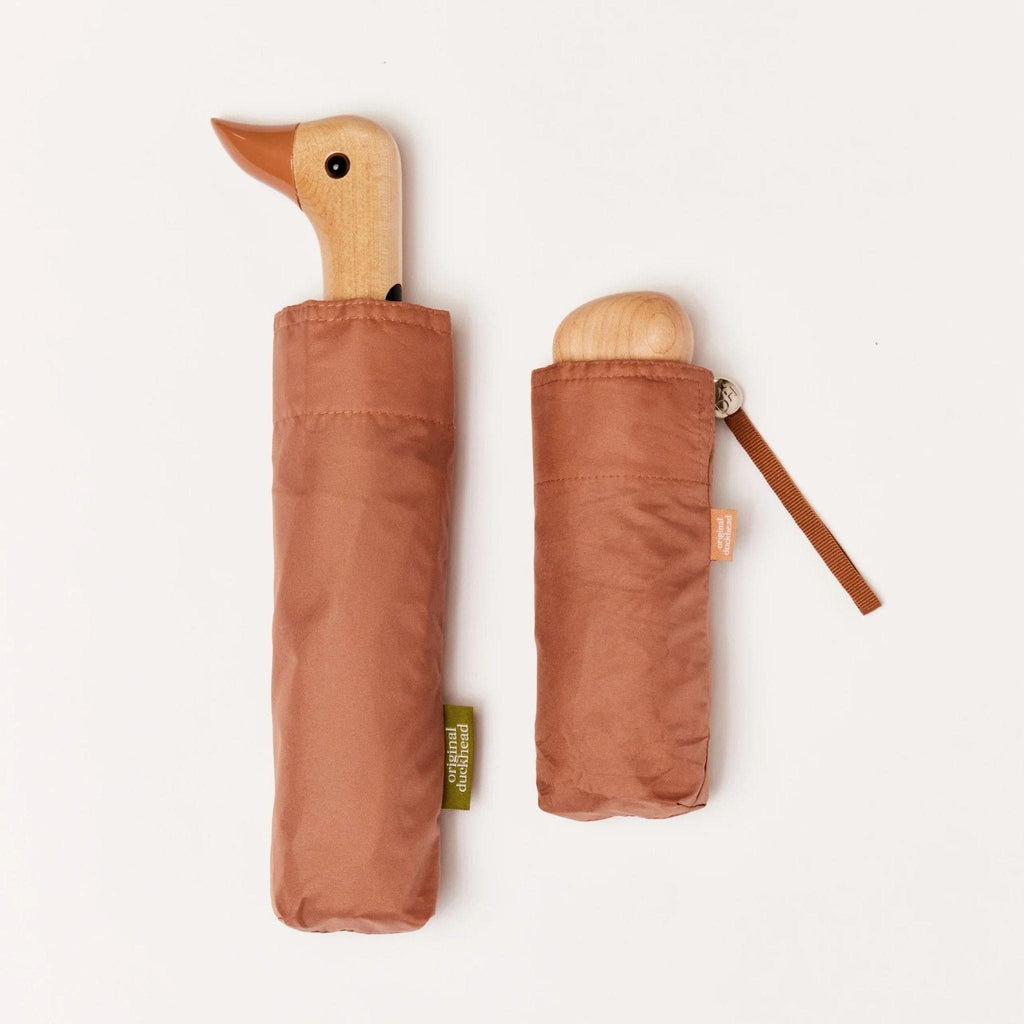 Original Duckhead Mini Mocha Mousse Ultra Eco-Friendly Compact Umbrella