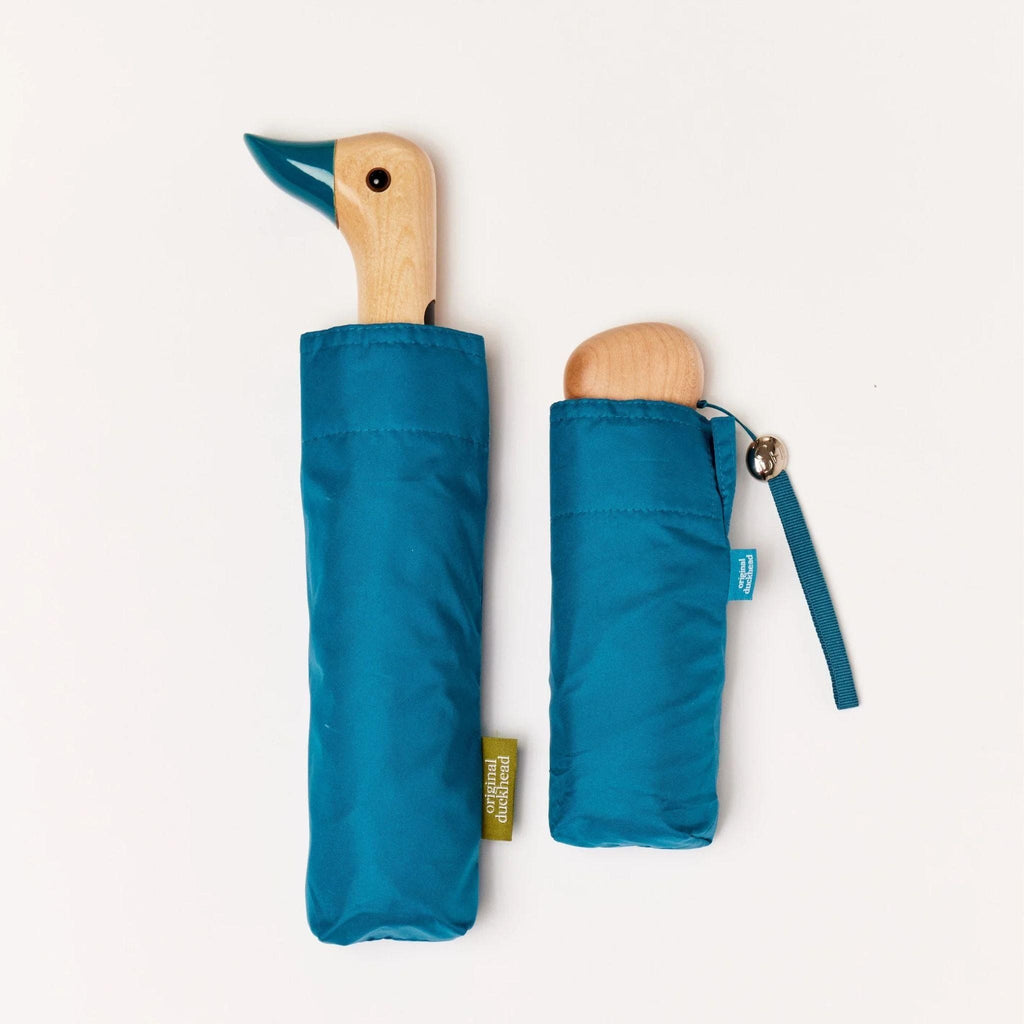 Original Duckhead Mini Teal Ultra Eco-Friendly Compact Umbrella
