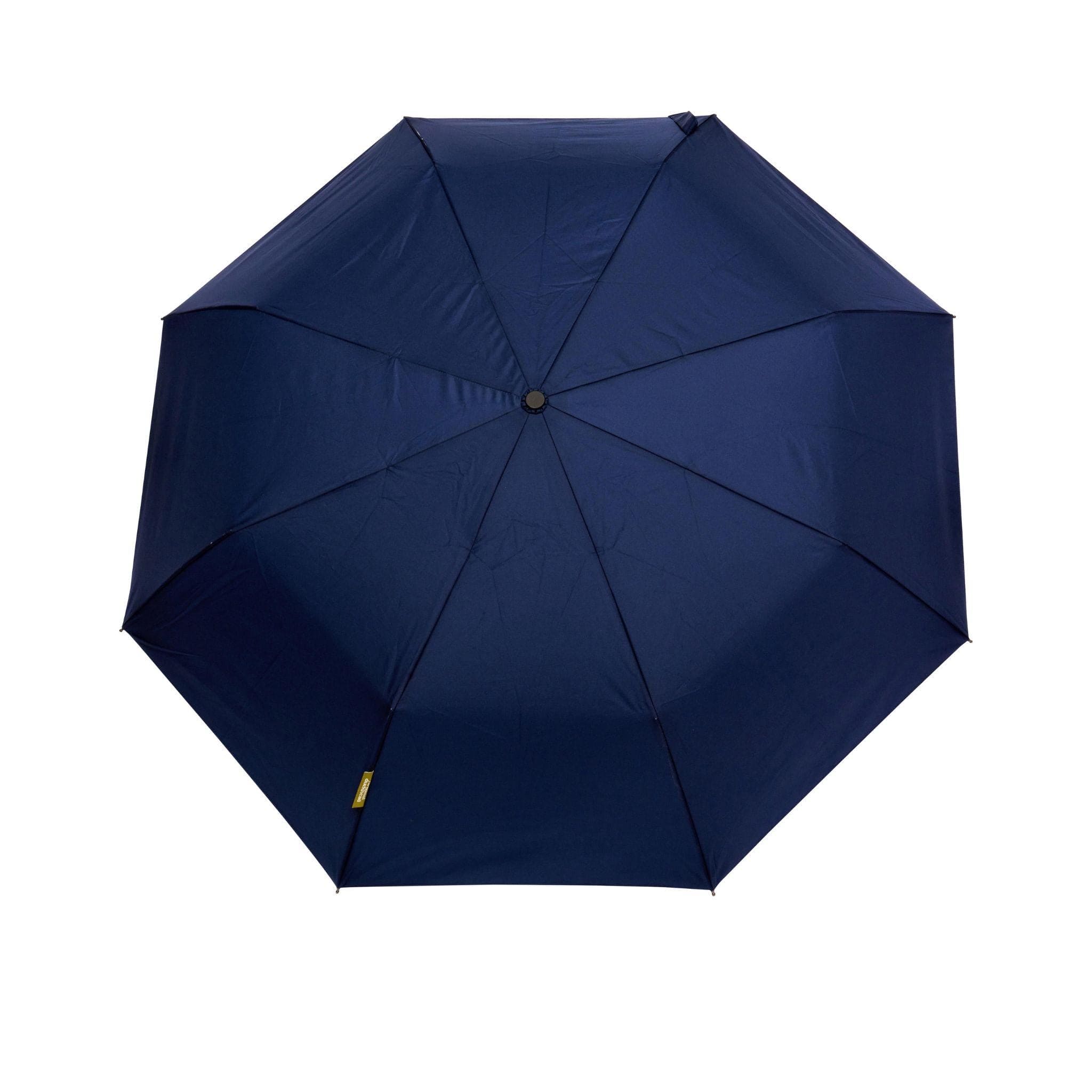 Original Duckhead Navy Daily Compact Umbrella with Automatic Open-Close Function
