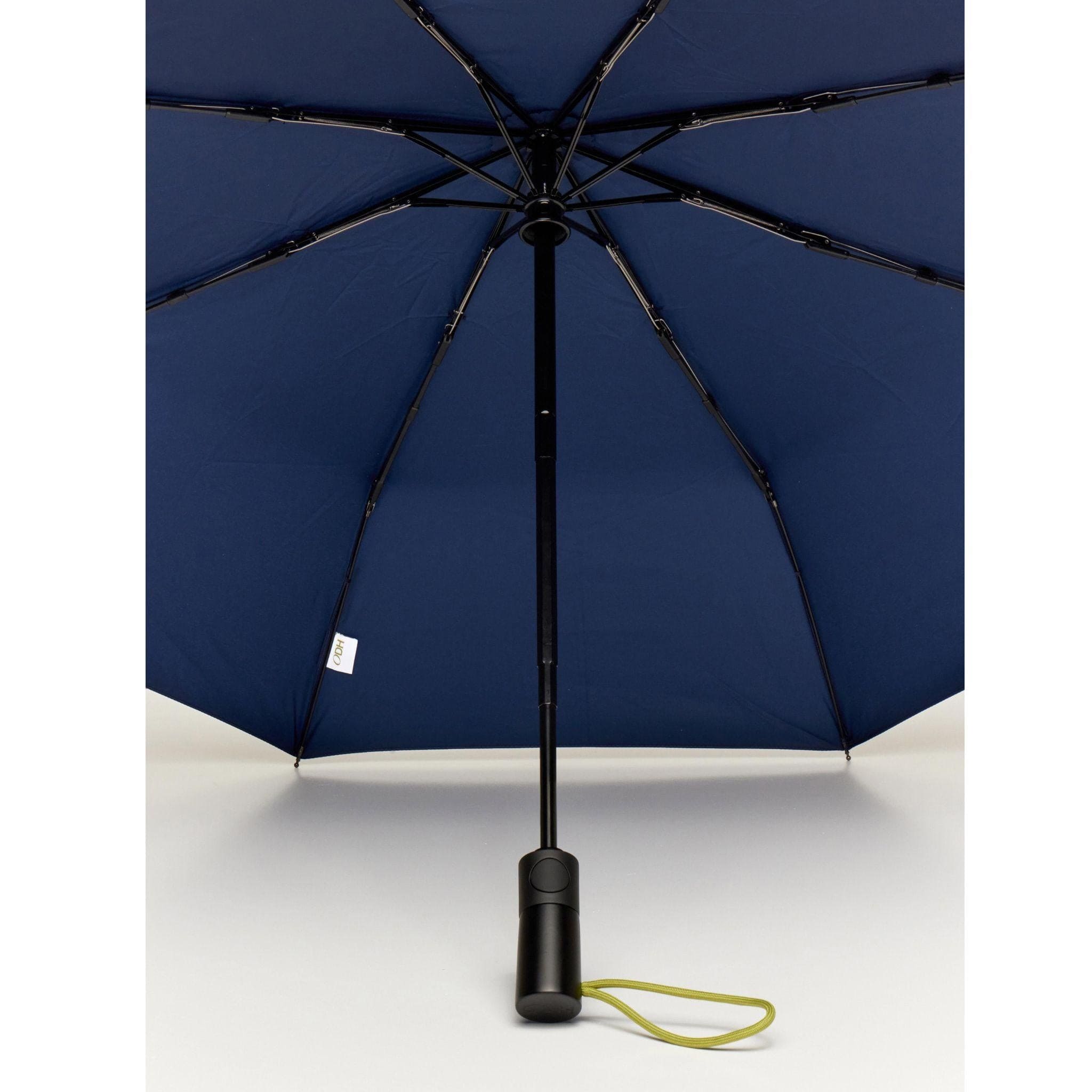 Original Duckhead Navy Daily Compact Umbrella with Automatic Open-Close Function