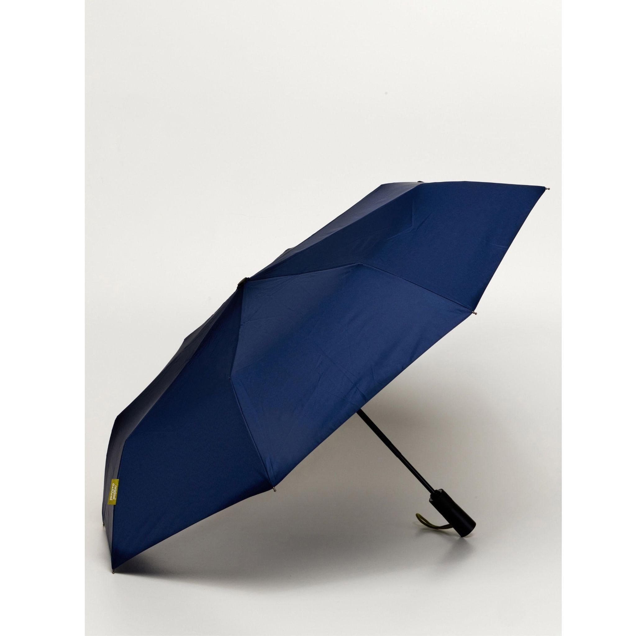 Original Duckhead Navy Daily Compact Umbrella with Automatic Open-Close Function