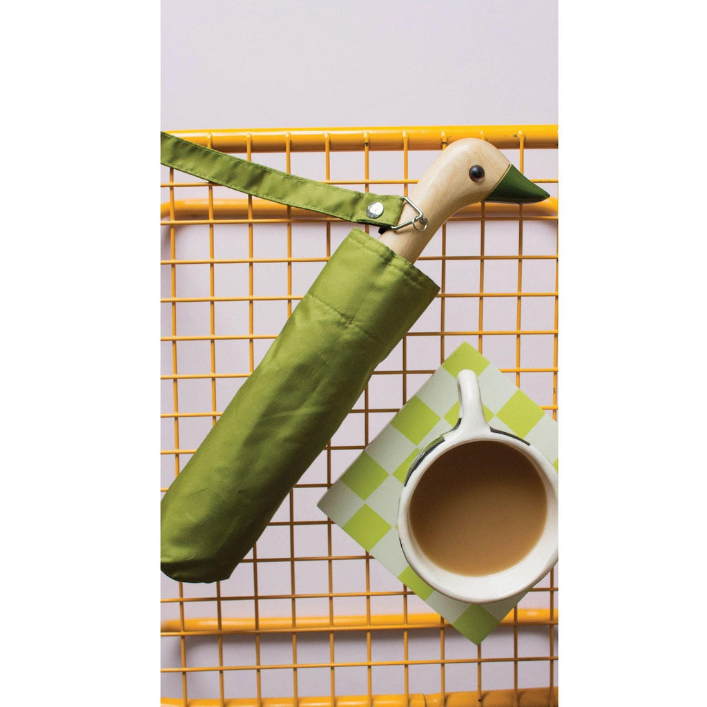 Original Duckhead Olive Compact Duck Umbrella