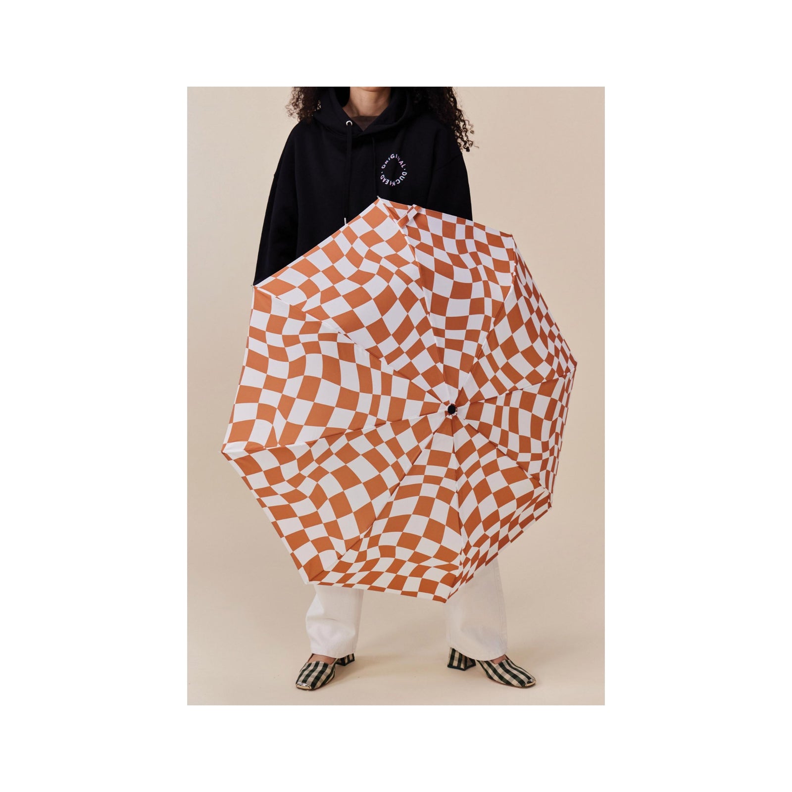 Original Duckhead Peanut Butter Compact Duck Umbrella