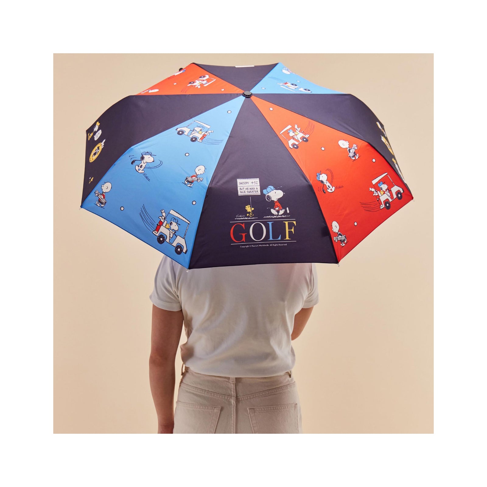 Original Duckhead Peanuts Golf Compact Duck Umbrella