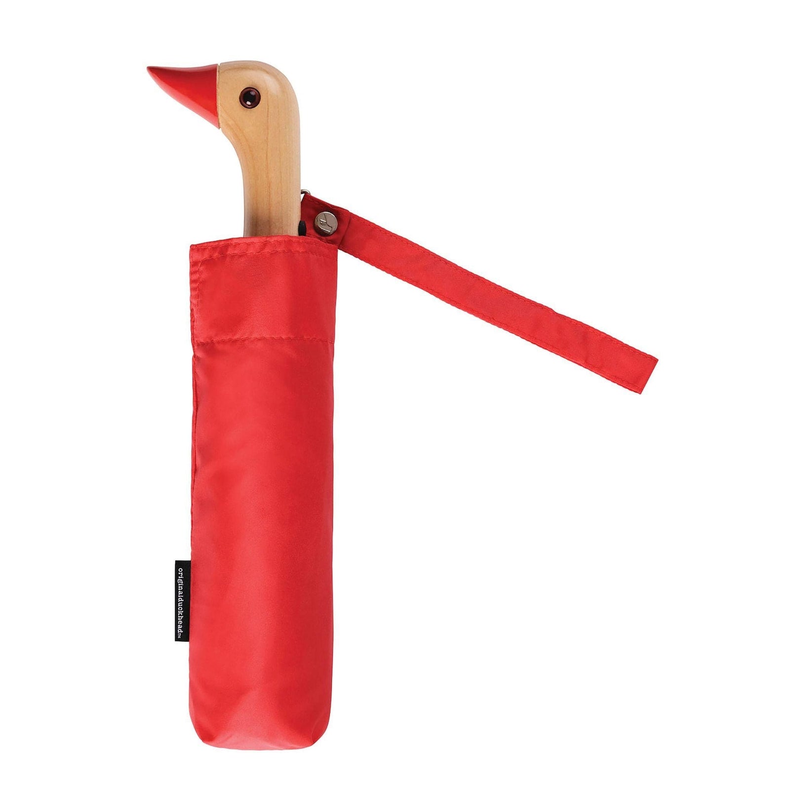 Original Duckhead Tomato Red Compact Duck Umbrella