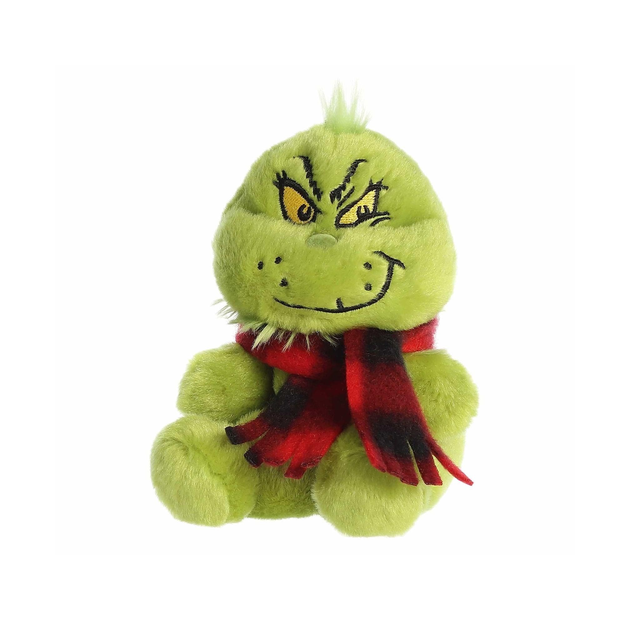 Palm Pals Grinch with Scarf 13cm soft toy