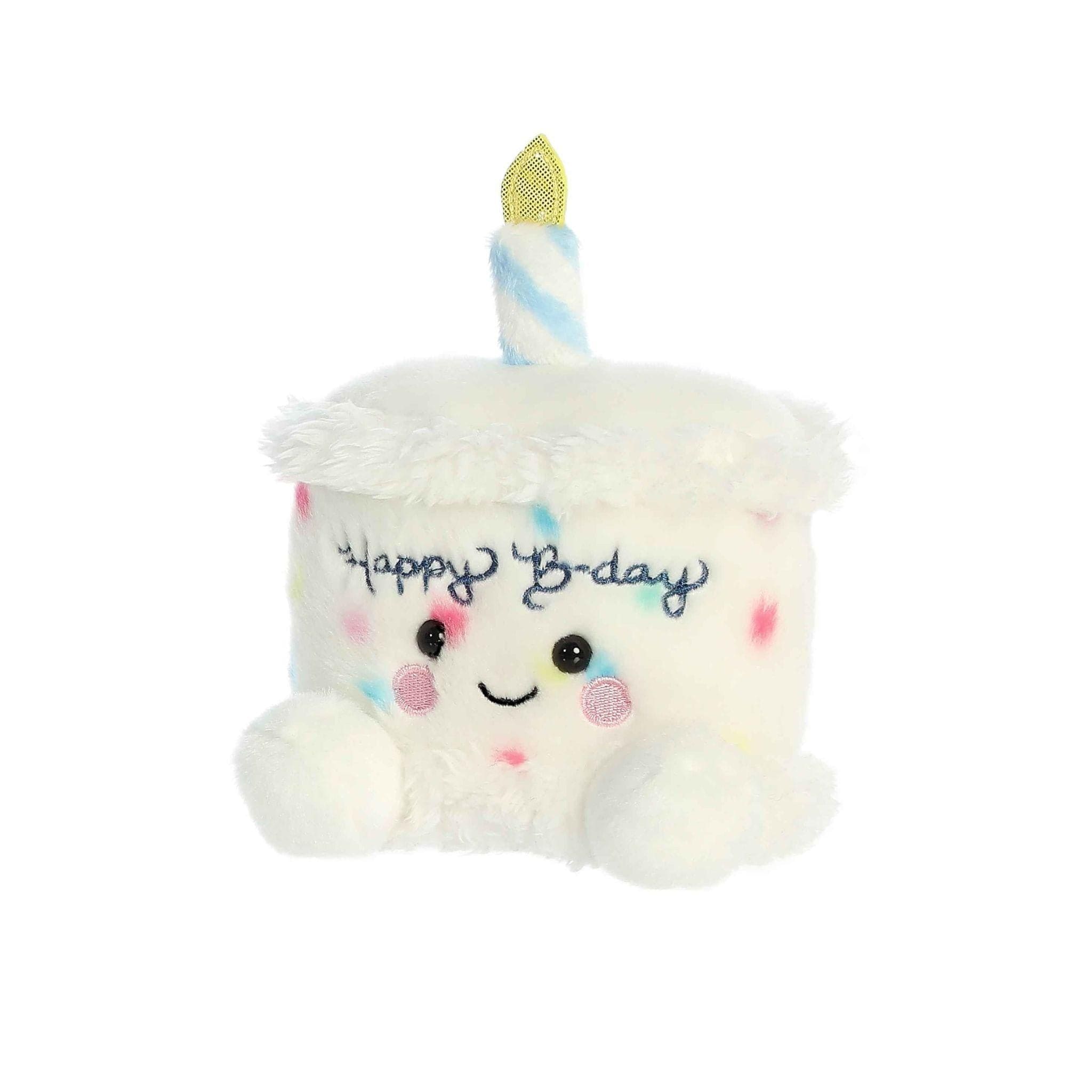 Palm Pals Happy B'Day Cake 13cm soft toy